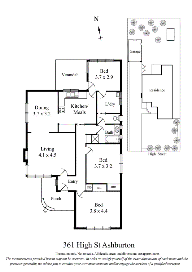 361 High Street, Ashburton VIC 3147 - Floorplan