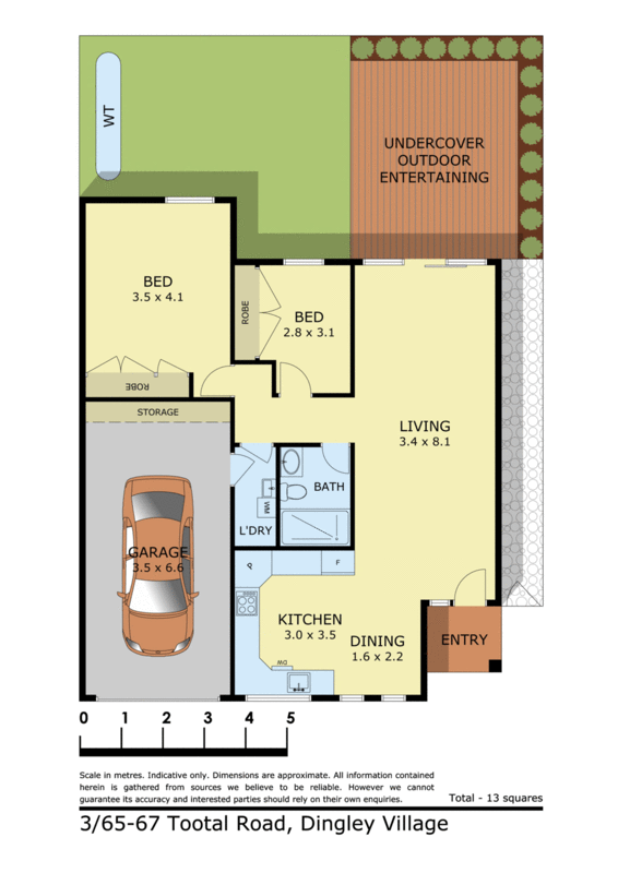 3/65-67 Tootal Road, Dingley Village VIC 3172 - Floorplan