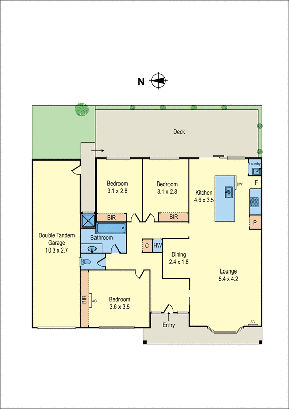 3/65 Royal Avenue, Sandringham VIC 3191 - Floorplan