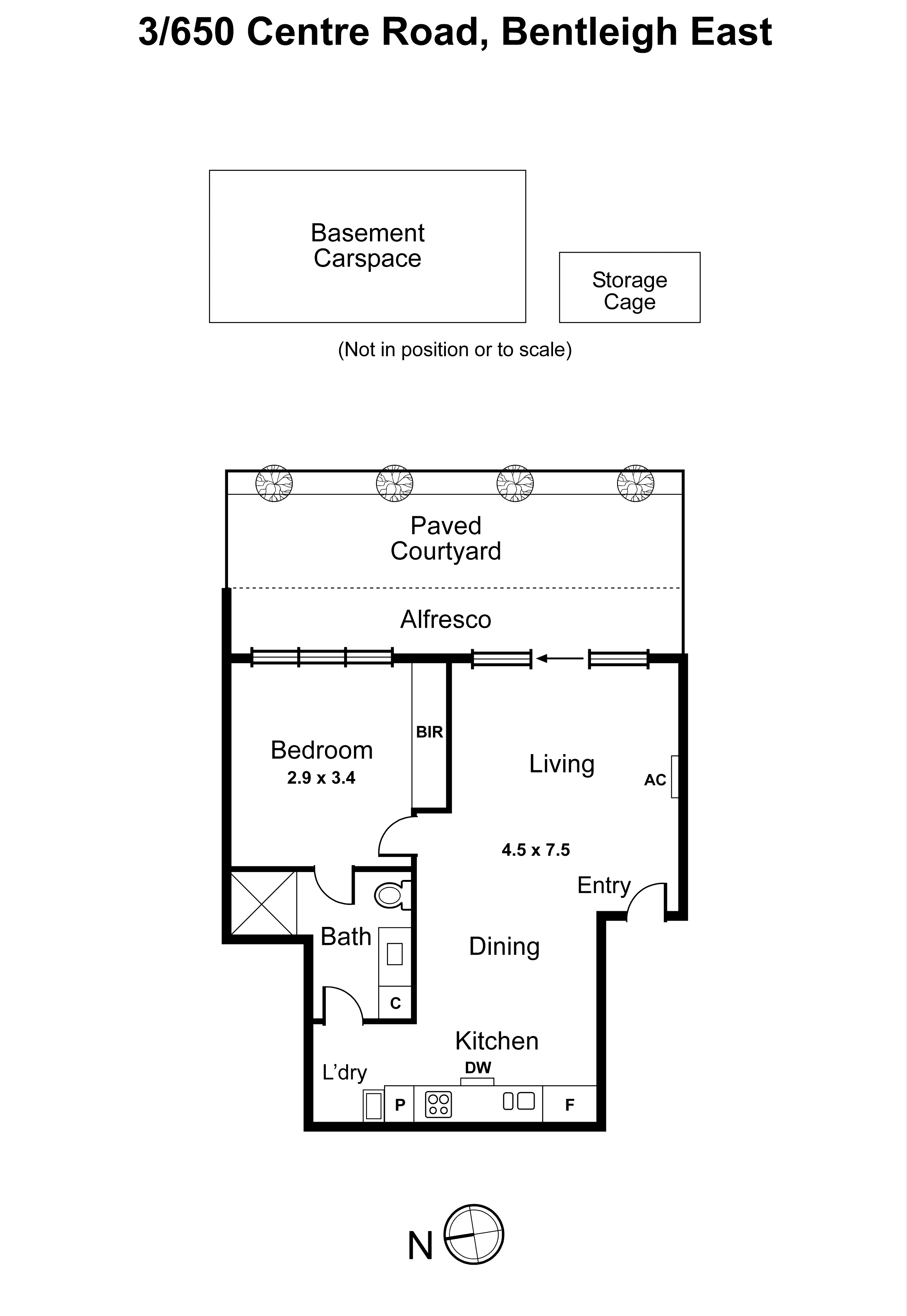 3/650 Centre Road, Bentleigh East VIC 3165 - Floorplan