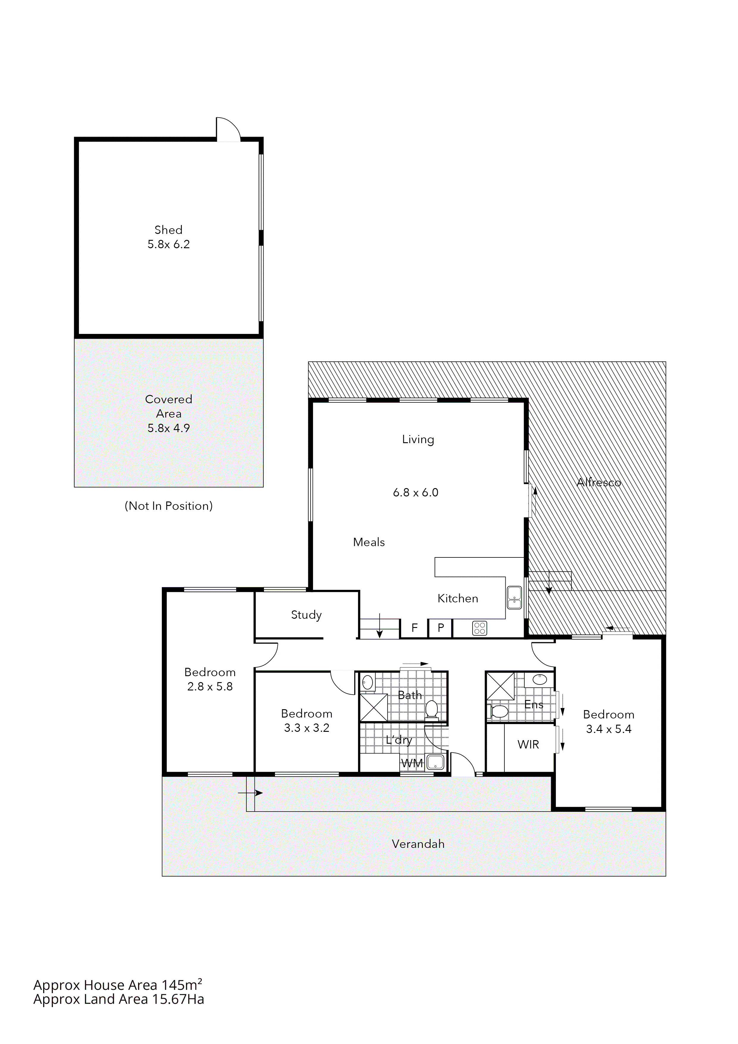 366 Savage Hill Road, Dereel VIC 3352 - Floorplan