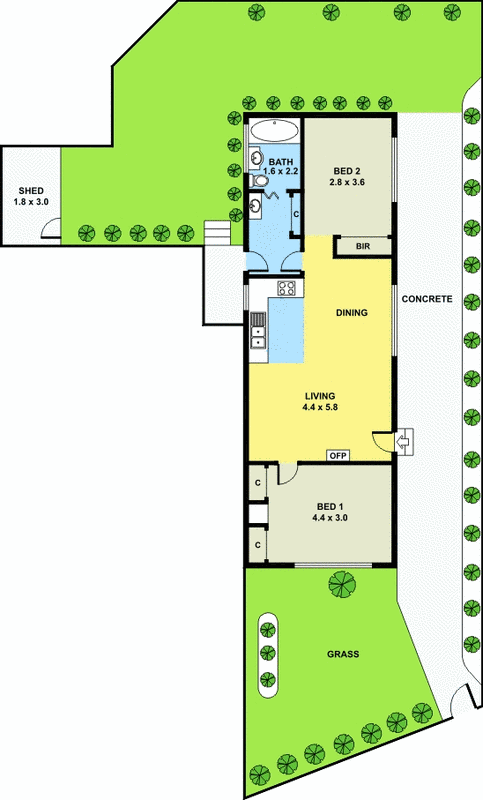 3/66 Shackleton Street, Belmont VIC 3216 - Floorplan