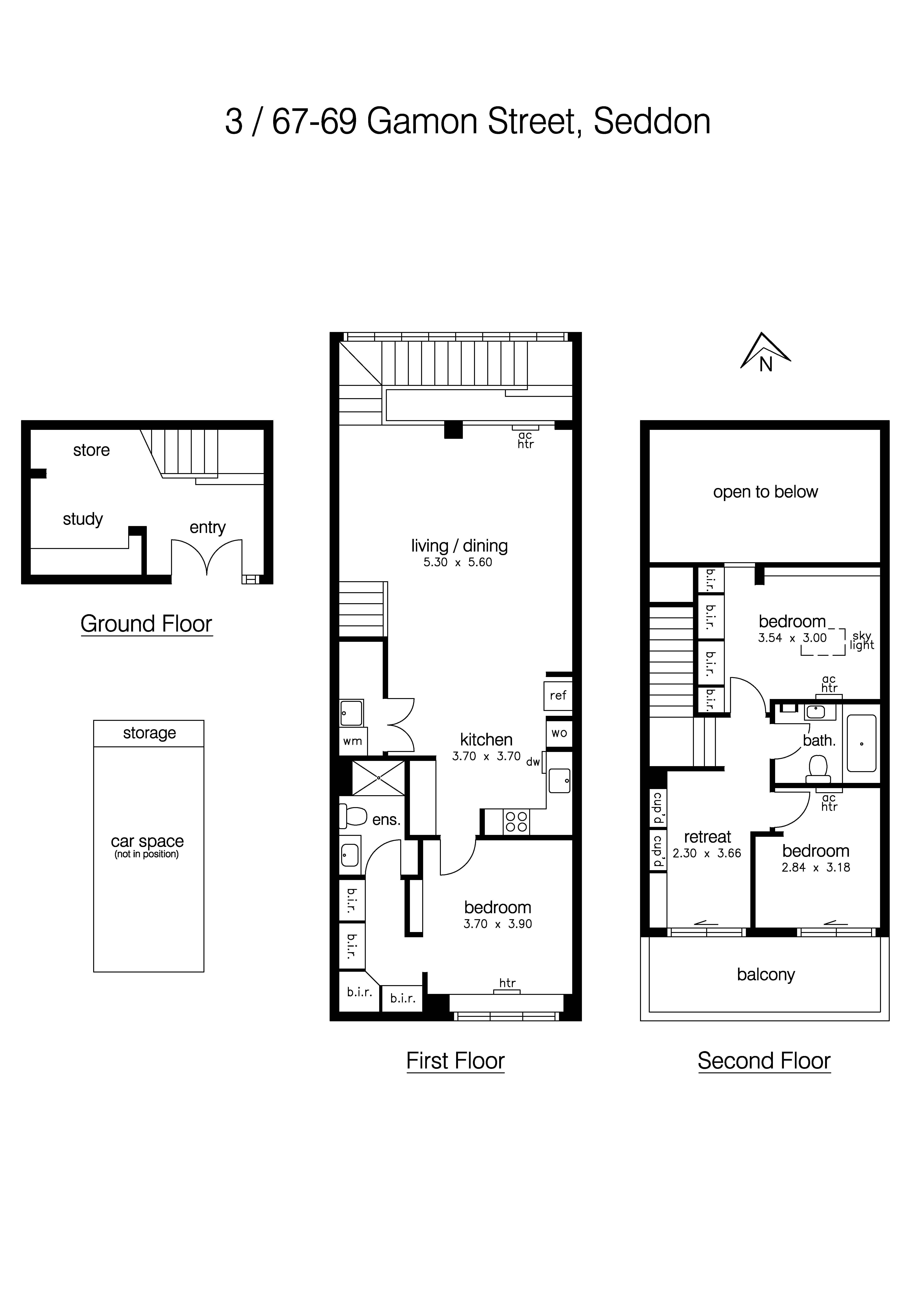 3/67-69 Gamon Street, SEDDON VIC 3011 - Floorplan