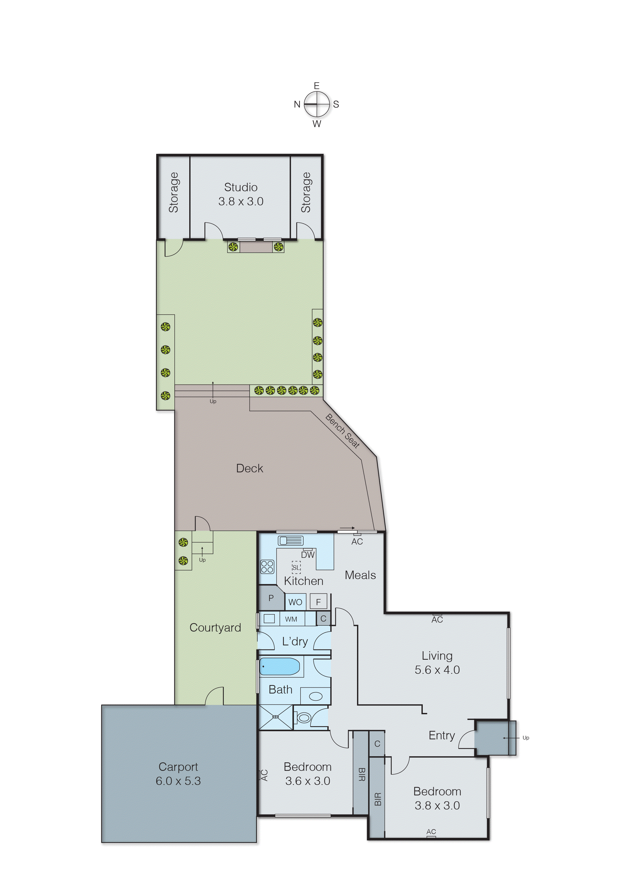 3/68 Farm Road, Cheltenham VIC 3192 - Floorplan