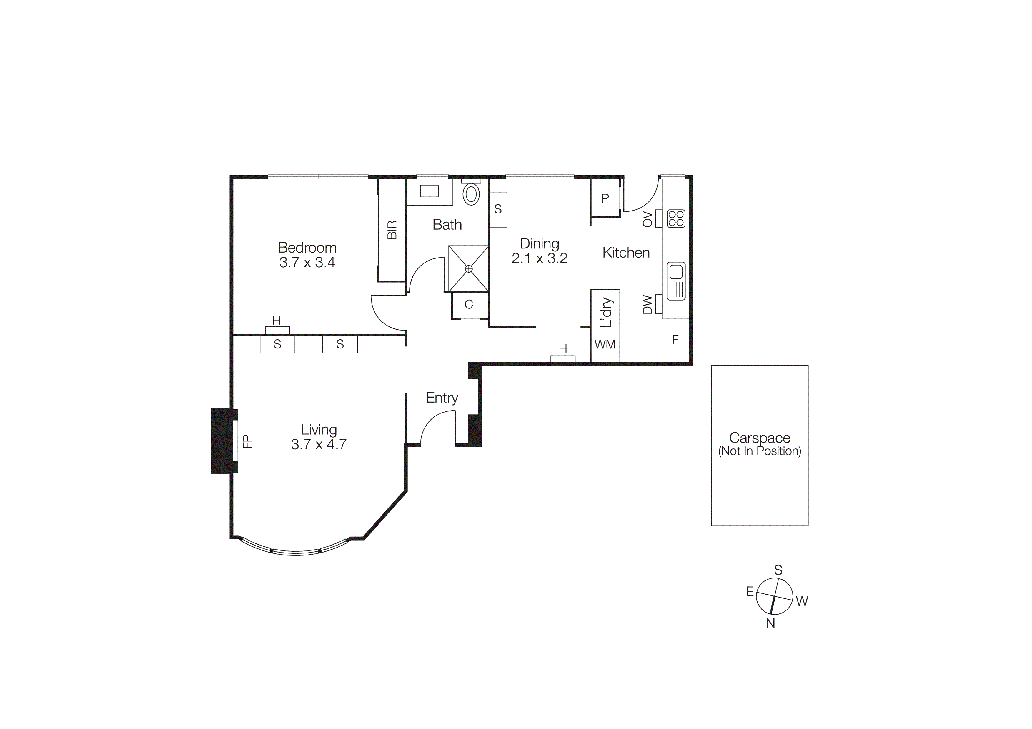 3/68 Goldsmith Street, Elwood VIC 3184 - Floorplan