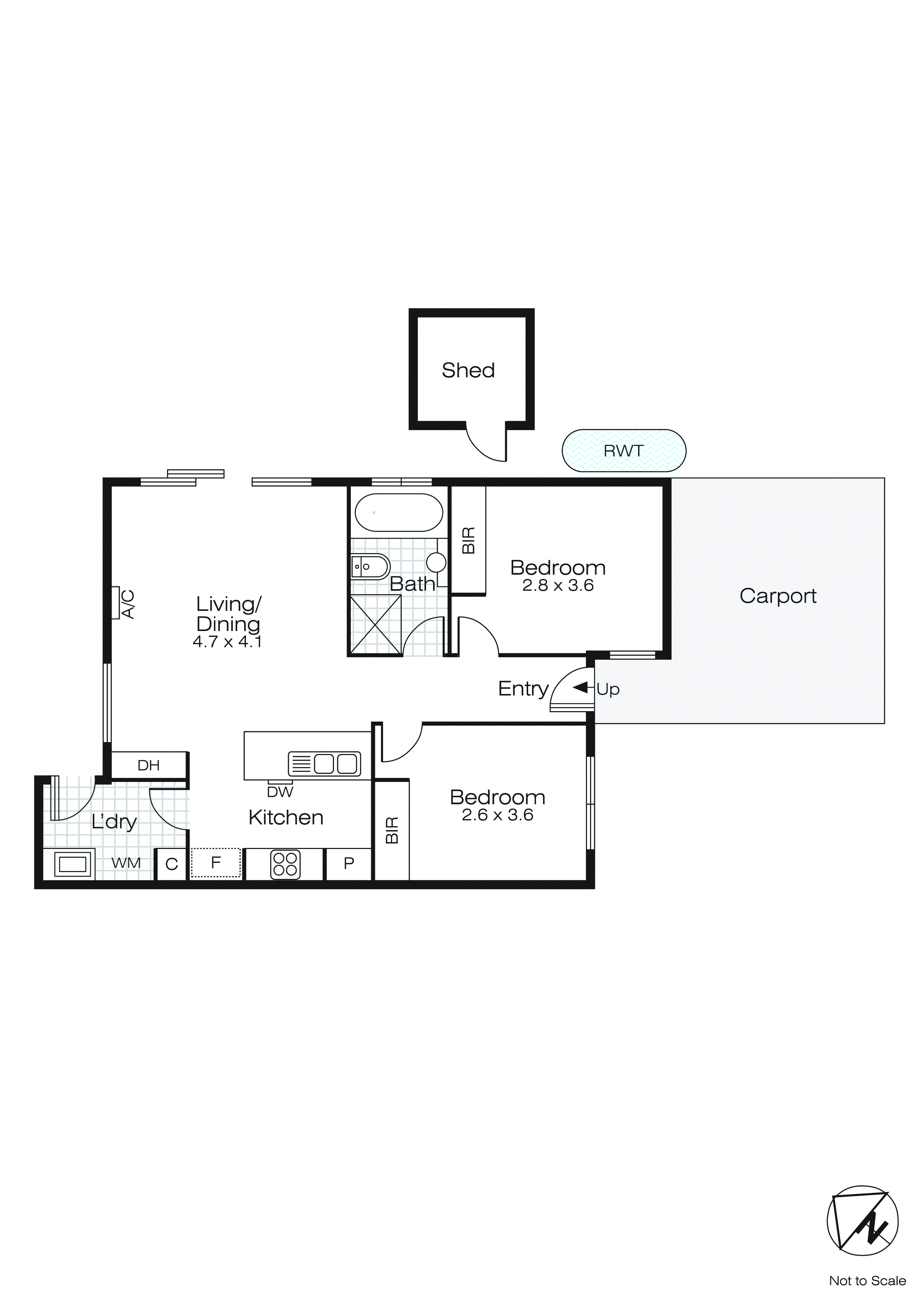 3/68 Wattle Avenue, Wendouree VIC 3355 - Floorplan