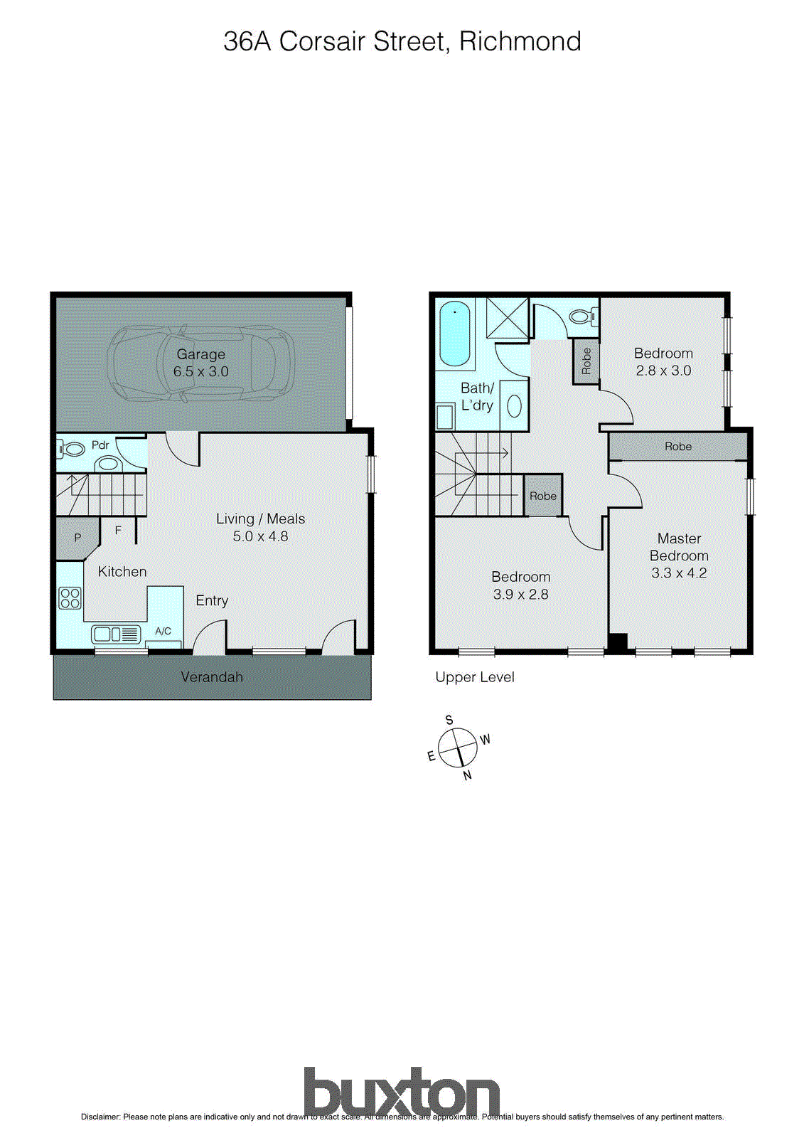 36A Corsair Street, Richmond VIC 3121 - Floorplan