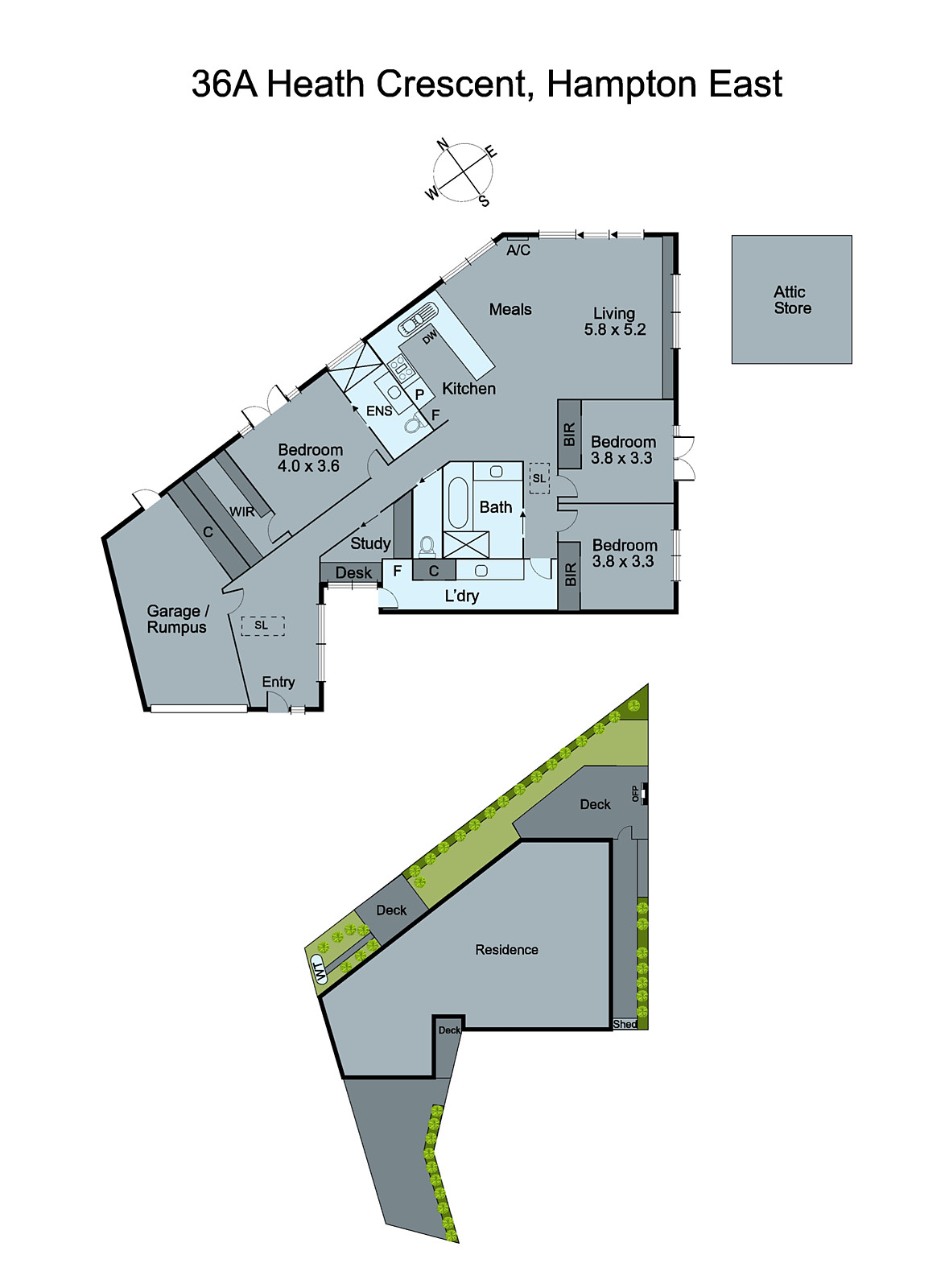 36a Heath Crescent, Hampton East VIC 3188 - Floorplan