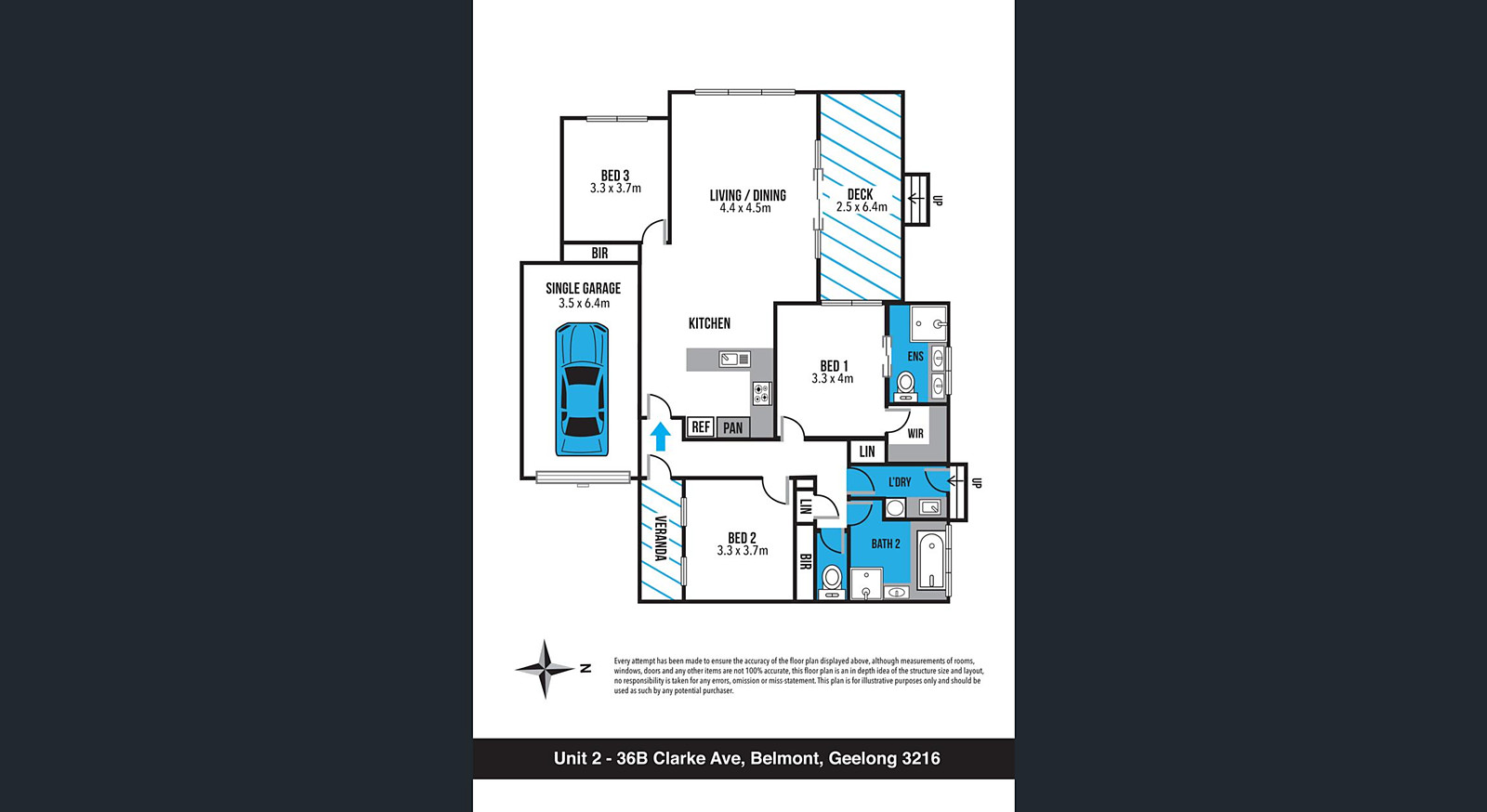 36b Clarke Avenue, Belmont VIC 3216 - Floorplan