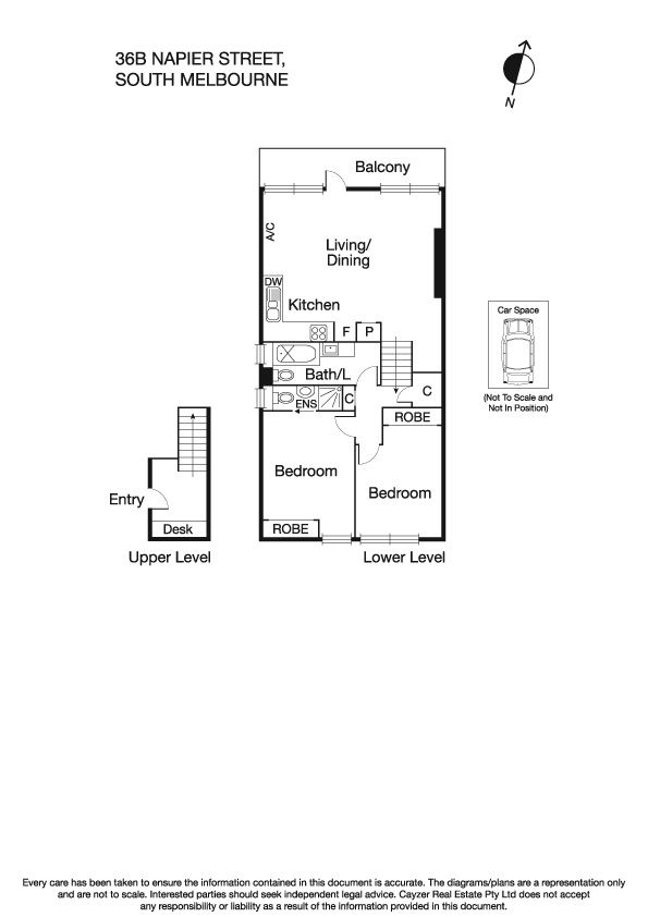 36B Napier Street, SOUTH MELBOURNE VIC 3205 - Floorplan