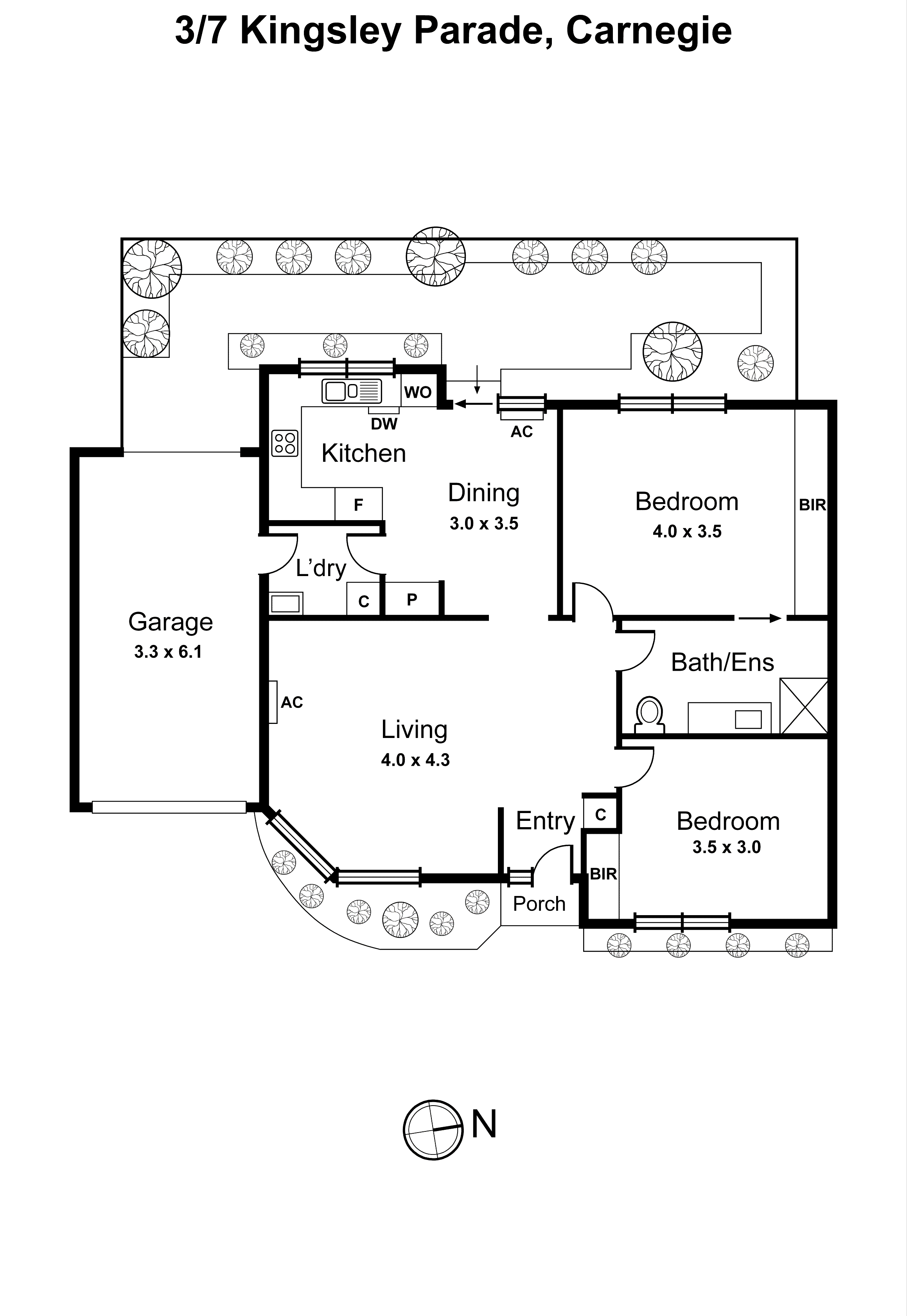 3/7 Kingsley Parade, Carnegie VIC 3163 - Floorplan