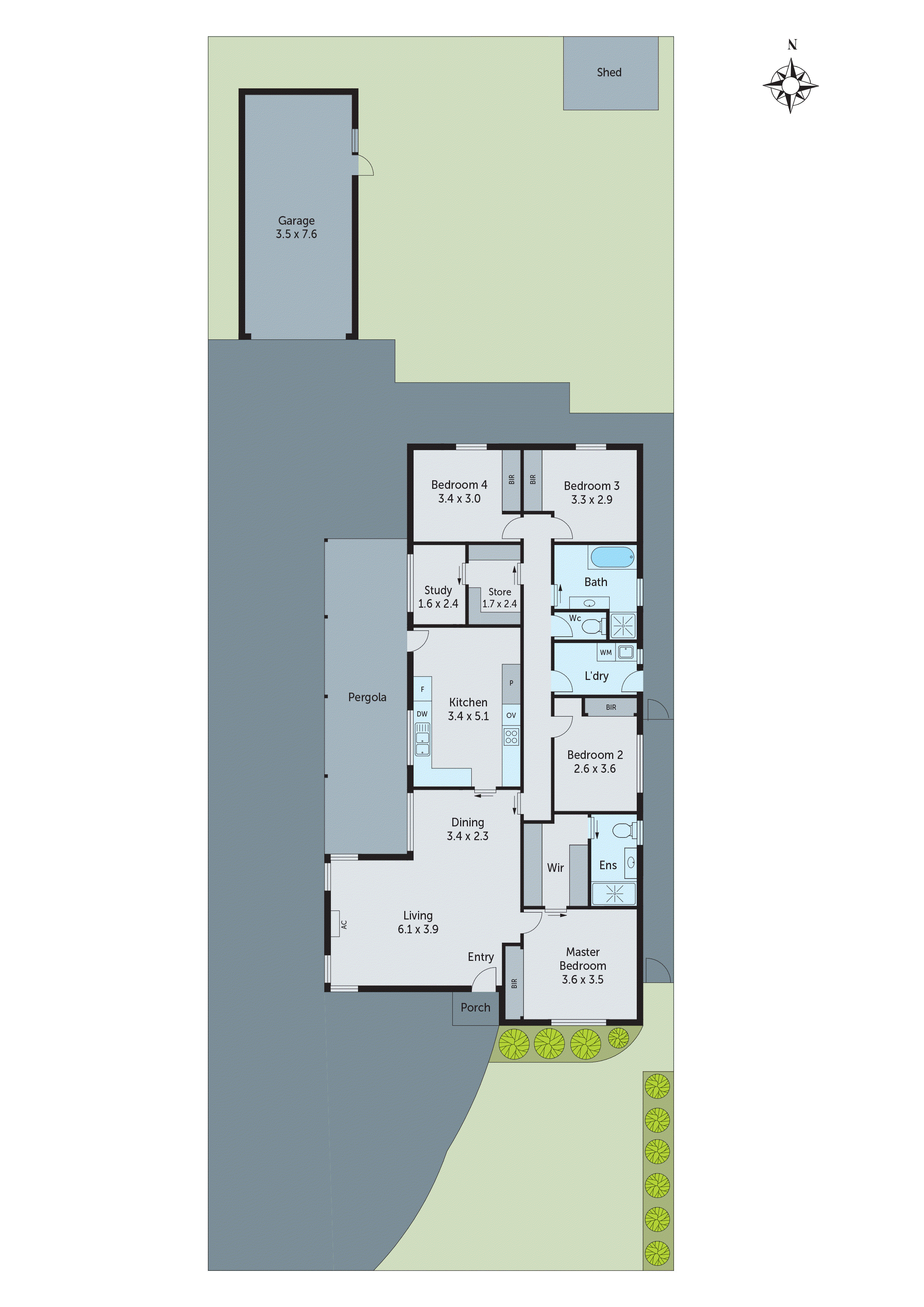 37 Leawarra Way, Clifton Springs VIC 3222 - Floorplan