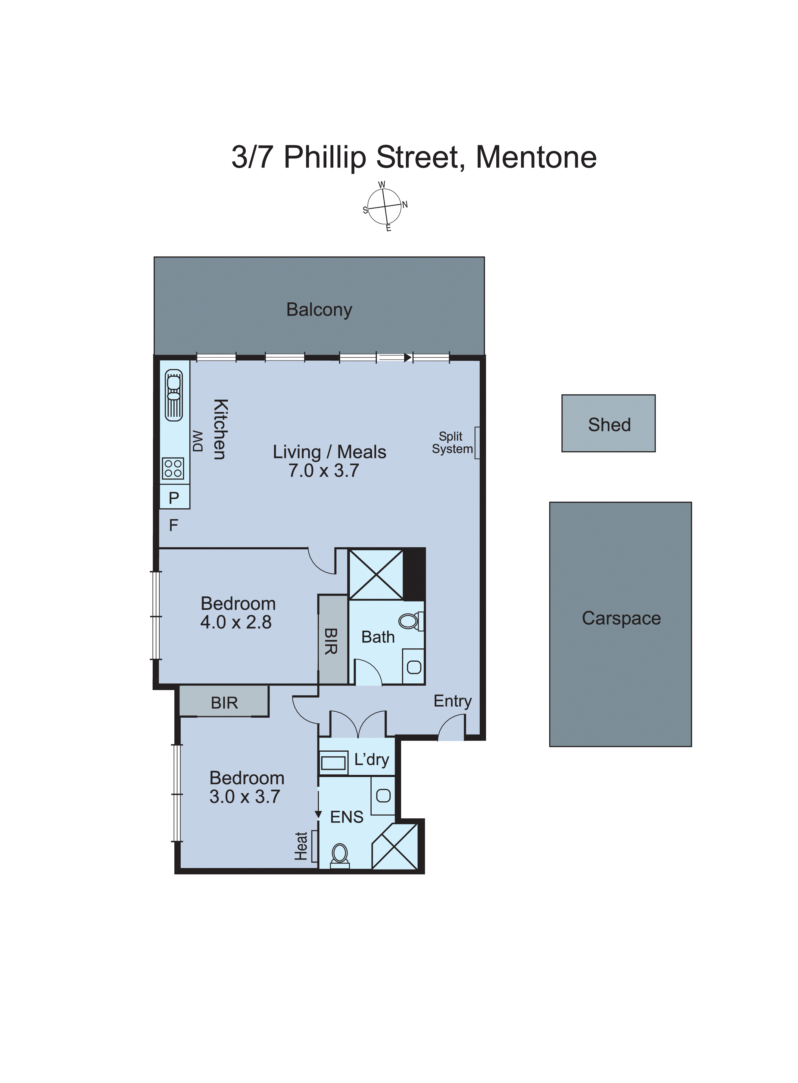 3/7 Phillip Street, Mentone VIC 3194 - Floorplan