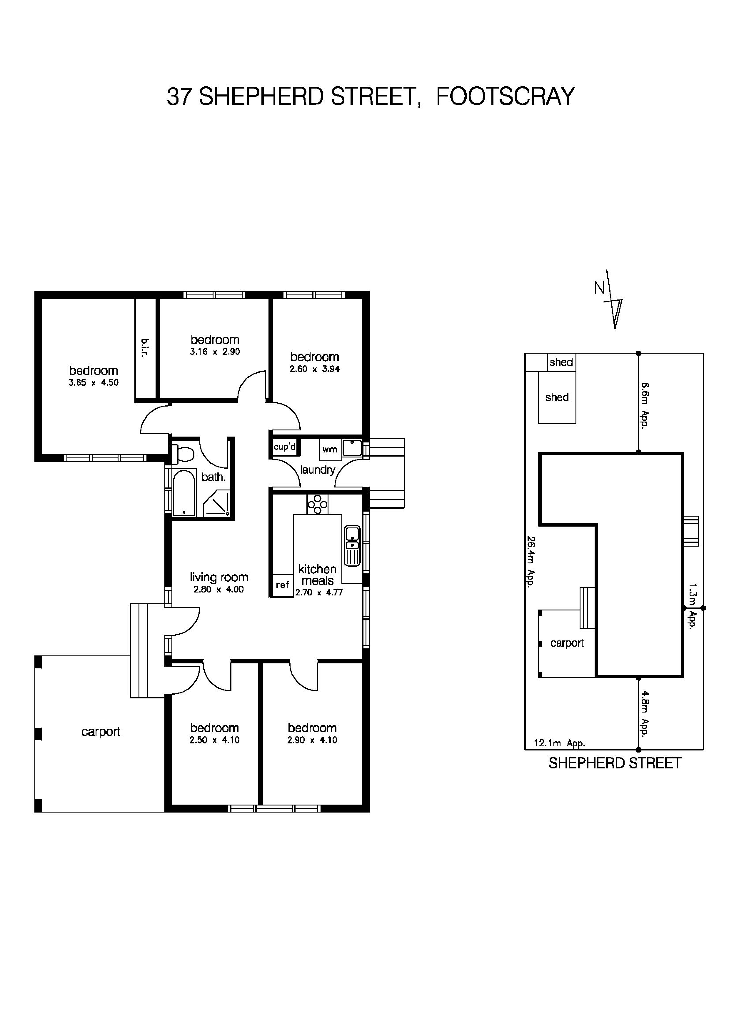 37 Shepherd Street, FOOTSCRAY VIC 3011 - Floorplan