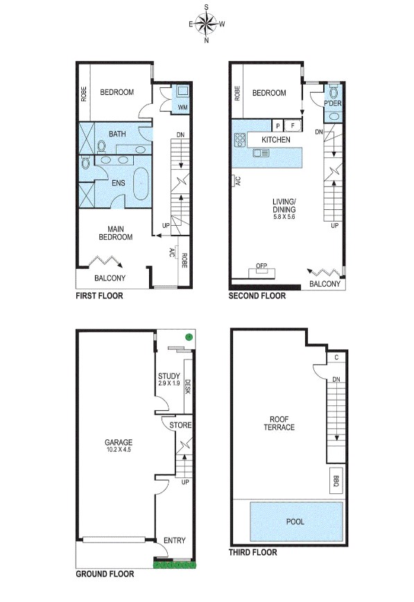 37 Spencer Place, Richmond VIC 3121 - Floorplan