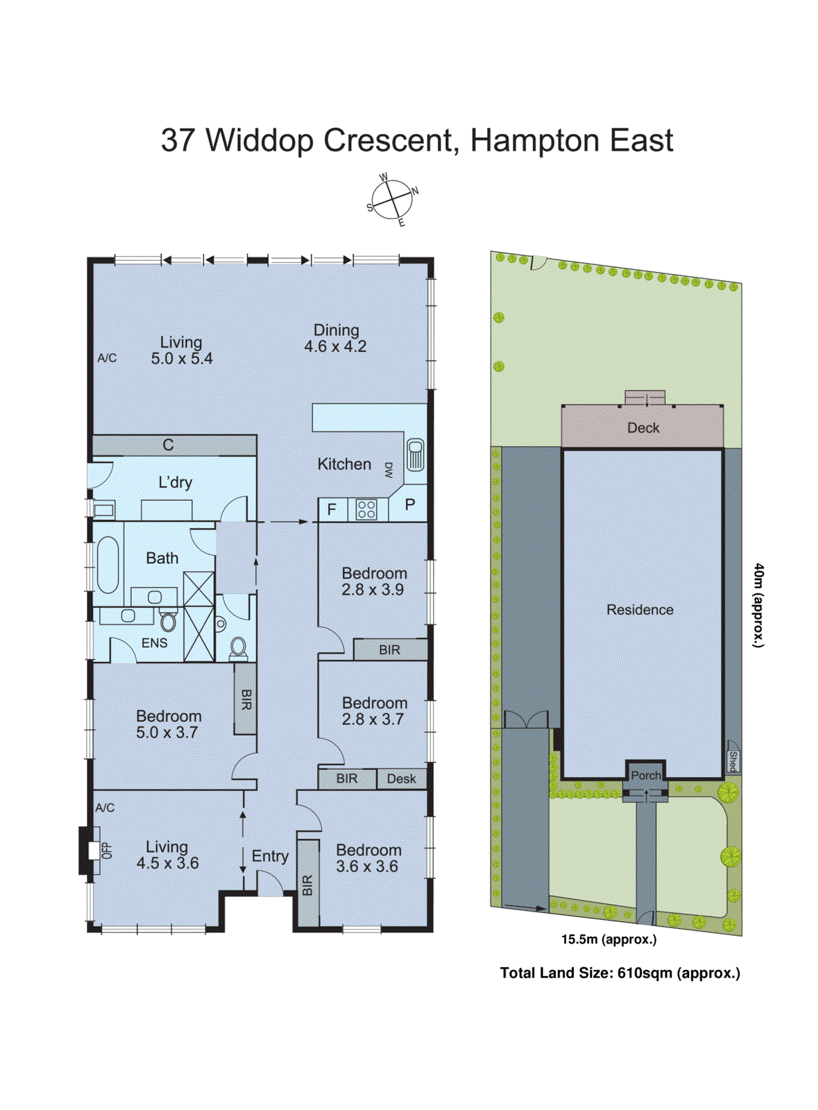 37 Widdop Crescent, Hampton East VIC 3188 - Floorplan