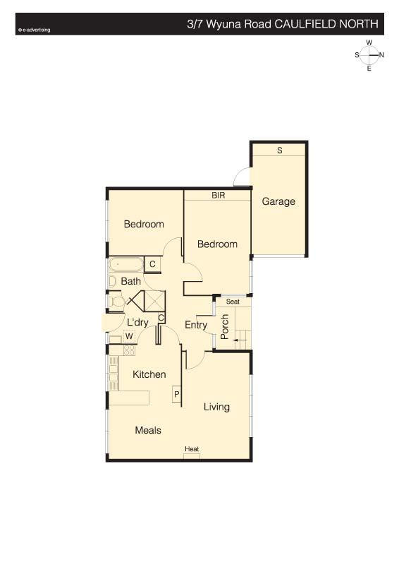 3/7 Wyuna Road, CAULFIELD NORTH VIC 3161 - Floorplan