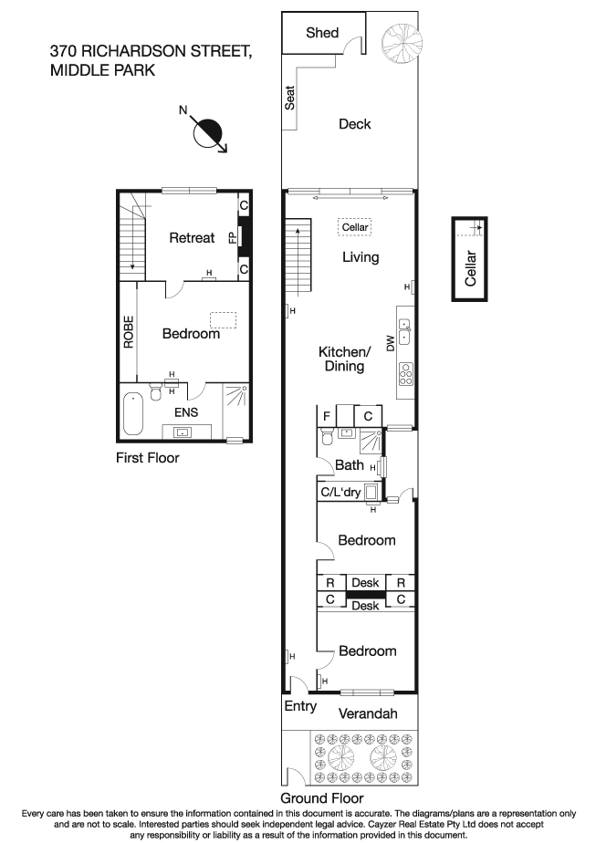 370 Richardson Street, MIDDLE PARK VIC 3206 - Floorplan