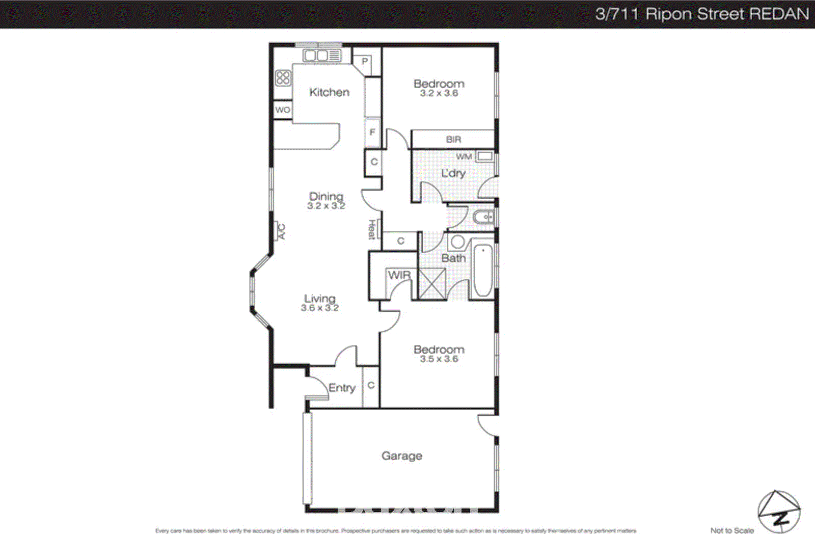 3/711 Ripon Street, Redan VIC 3350 - Floorplan