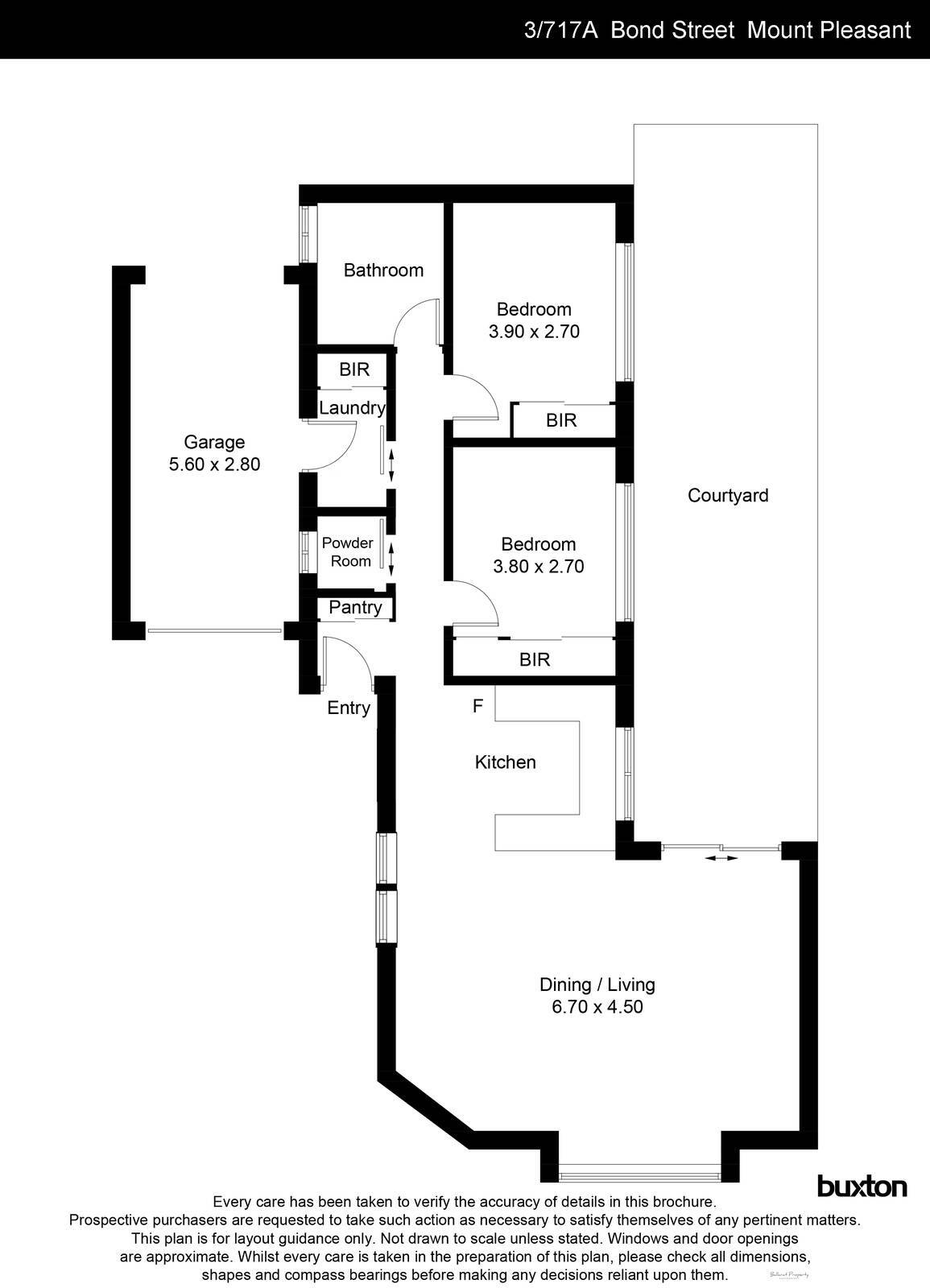 3/717A Bond Street, Mount Pleasant VIC 3350 - Floorplan