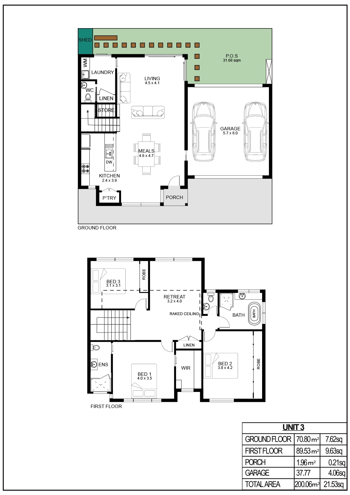 3/72-74 Vines Road, HAMLYN HEIGHTS VIC 3215 - Floorplan