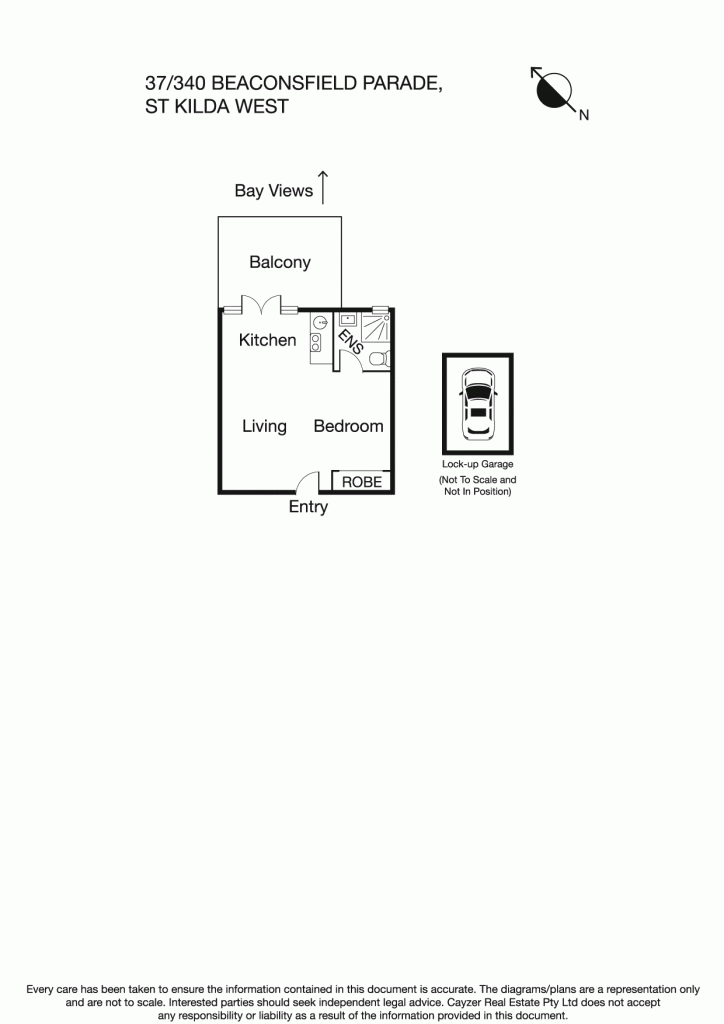 37/340 Beaconsfield Parade, ST KILDA WEST VIC 3182 - Floorplan