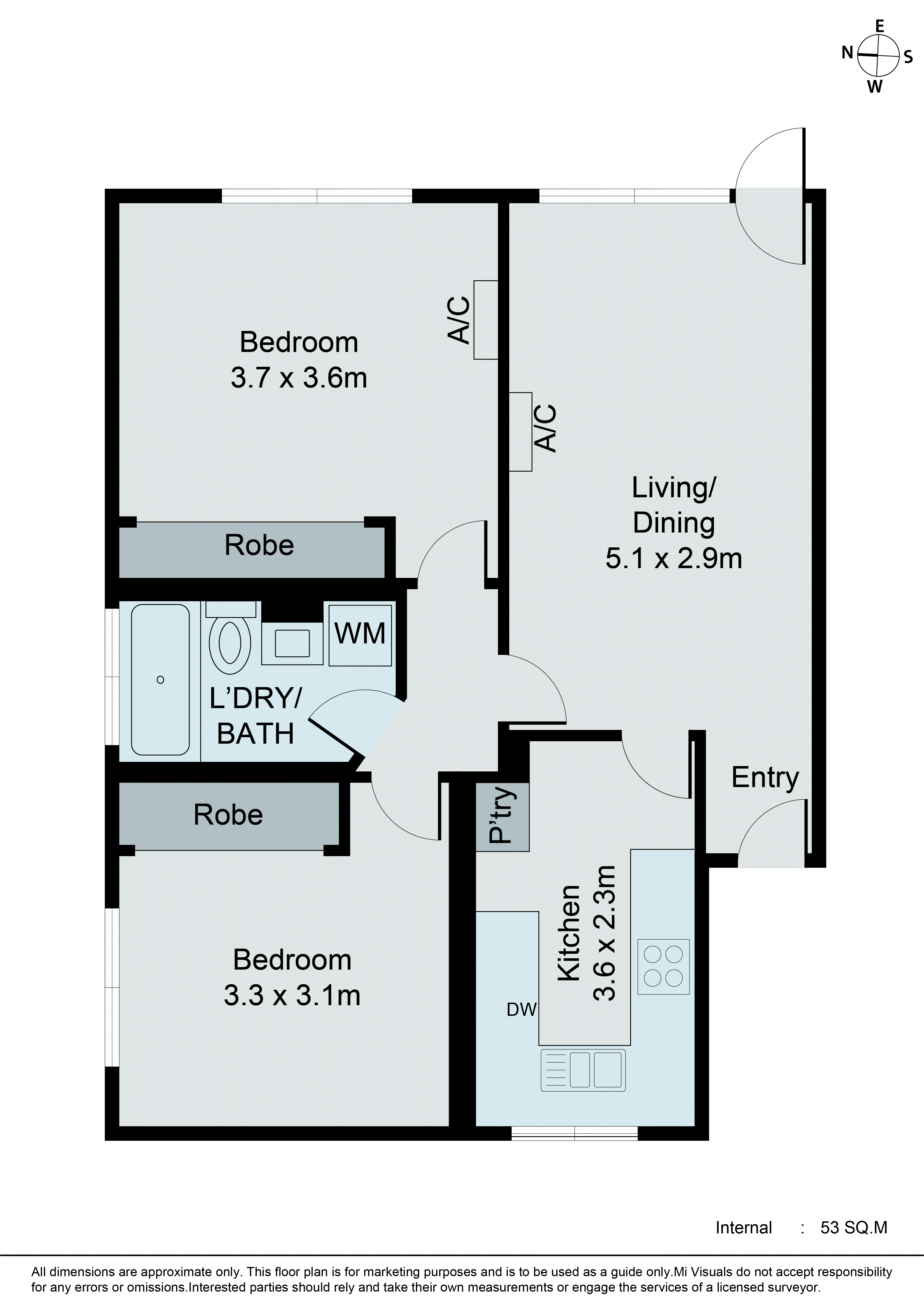 3/74 Bendigo Avenue, Bentleigh VIC 3204 - Floorplan