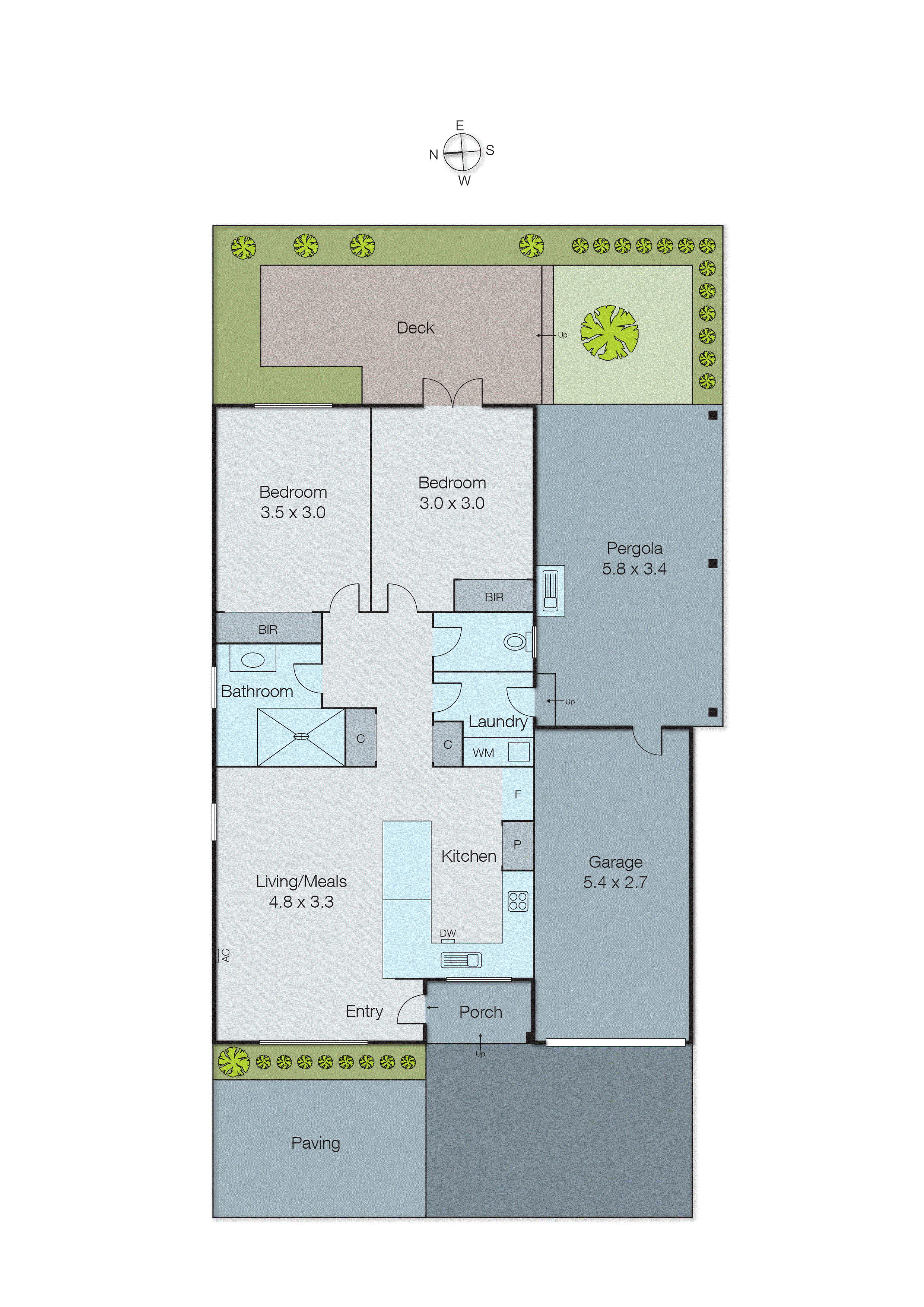 3/74 Collins Street, Mentone VIC 3194 - Floorplan