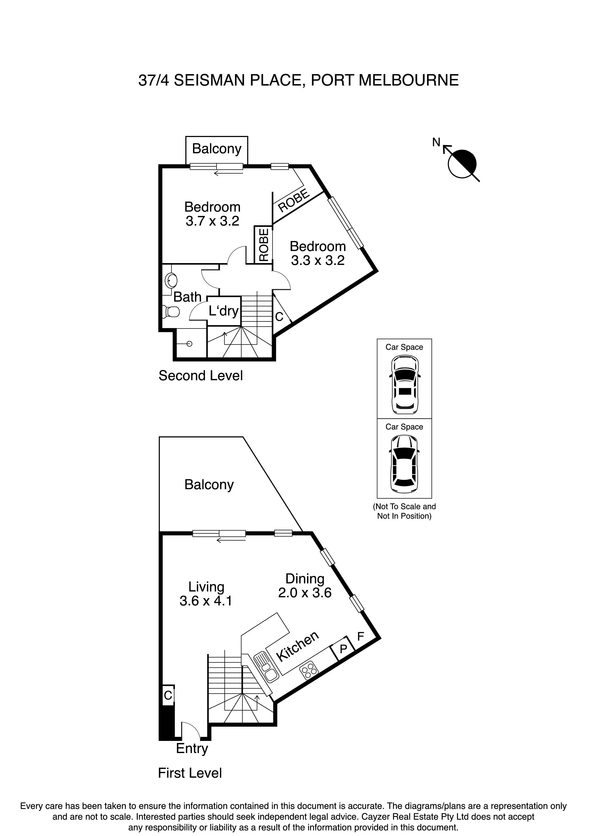 37/4 Seisman Place, PORT MELBOURNE VIC 3207 - Floorplan