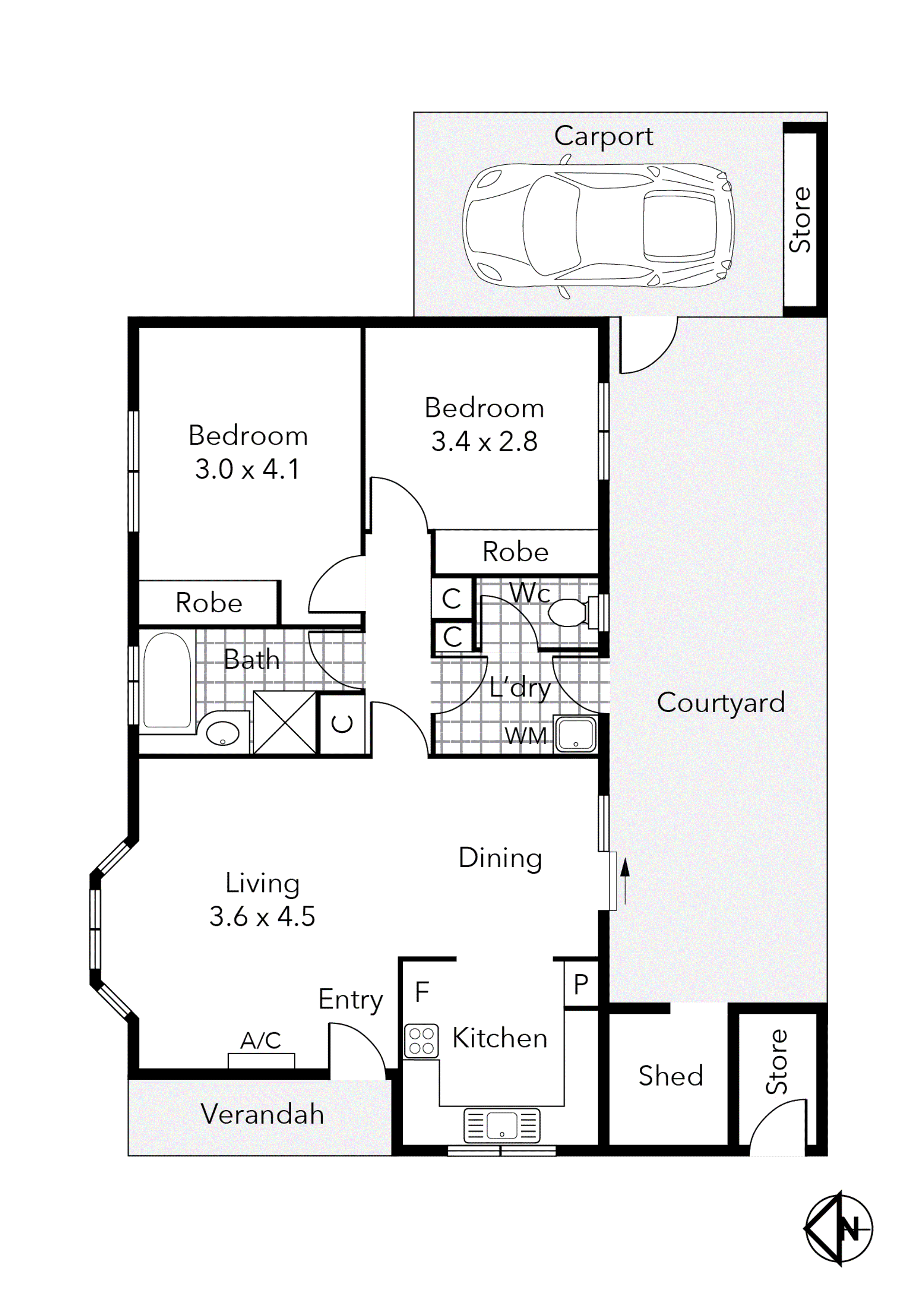 3/75 Albert Street, Sebastopol VIC 3356 - Floorplan