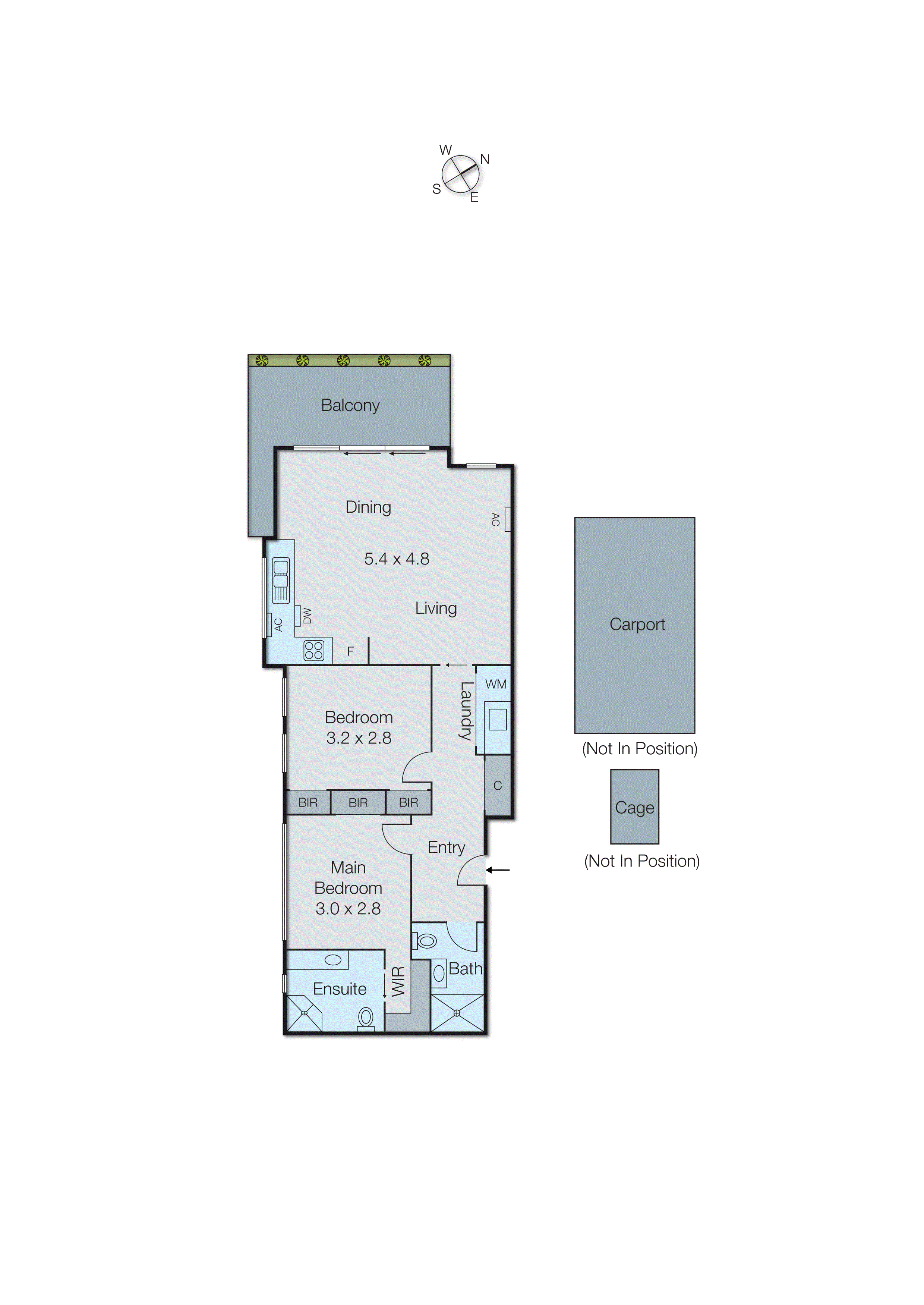 3/76 Chesterville Road, Cheltenham VIC 3192 - Floorplan