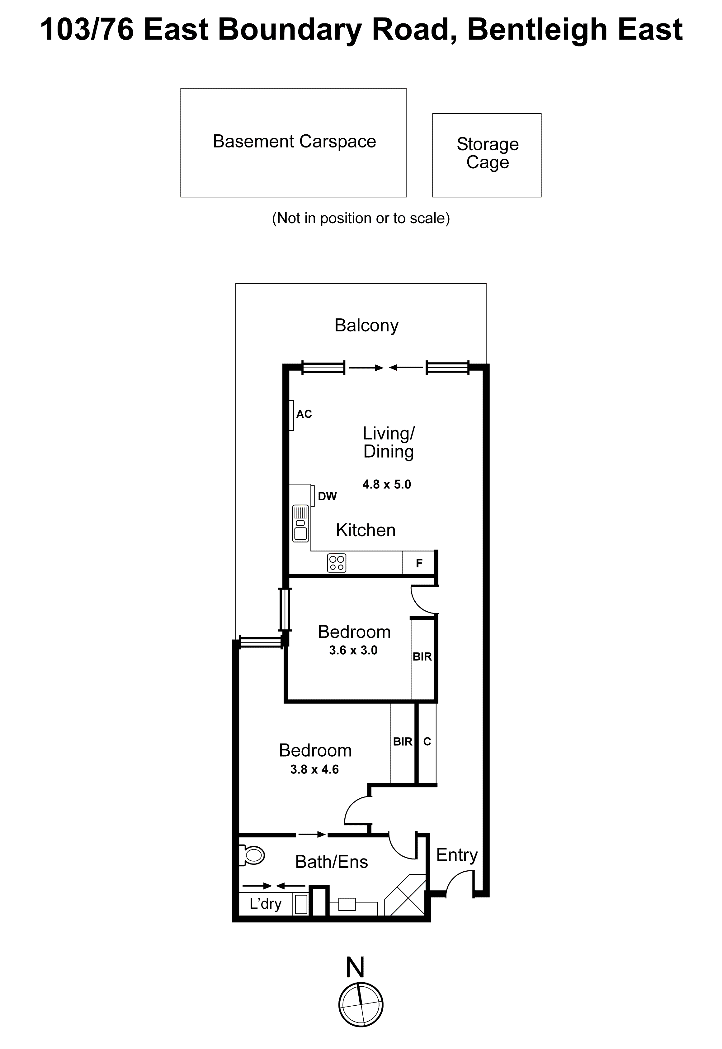 3/76 East Boundary Road, Bentleigh East VIC 3165 - Floorplan
