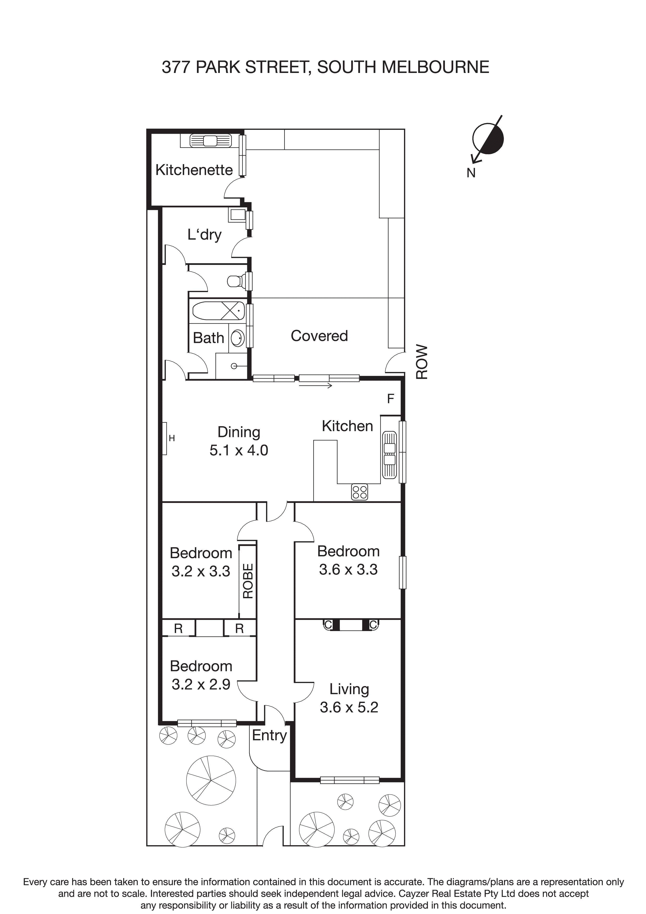 377 Park Street, SOUTH MELBOURNE VIC 3205 - Floorplan