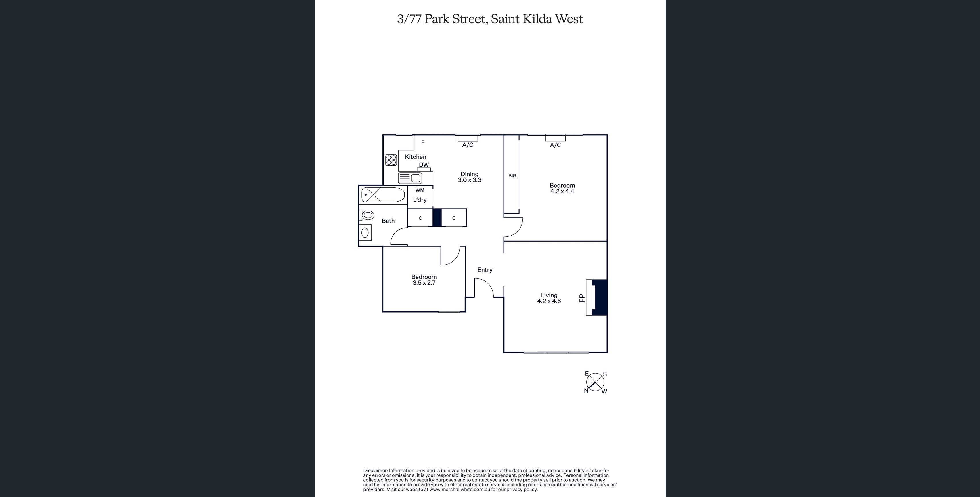 3/77 Park Street, St Kilda West VIC 3182 - Floorplan