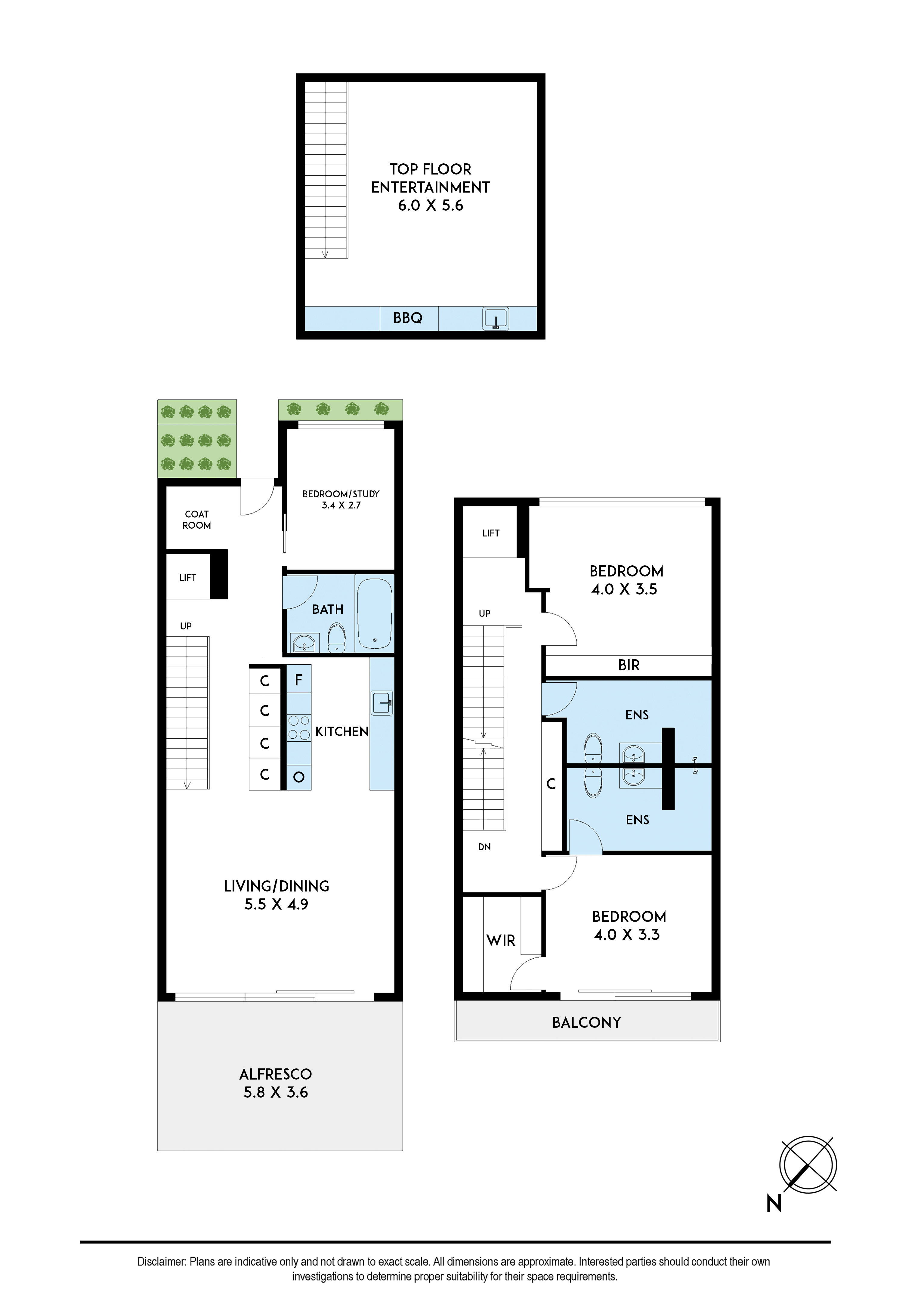 3/7B Wilson Street, Brighton VIC 3186 - Floorplan