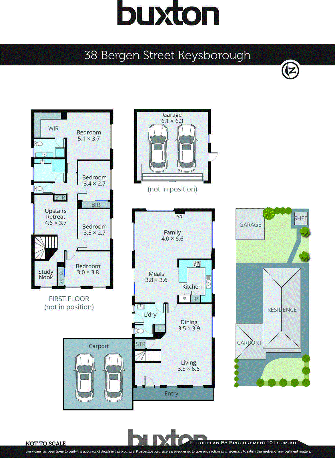 38 Bergen Street, Keysborough VIC 3173 - Floorplan
