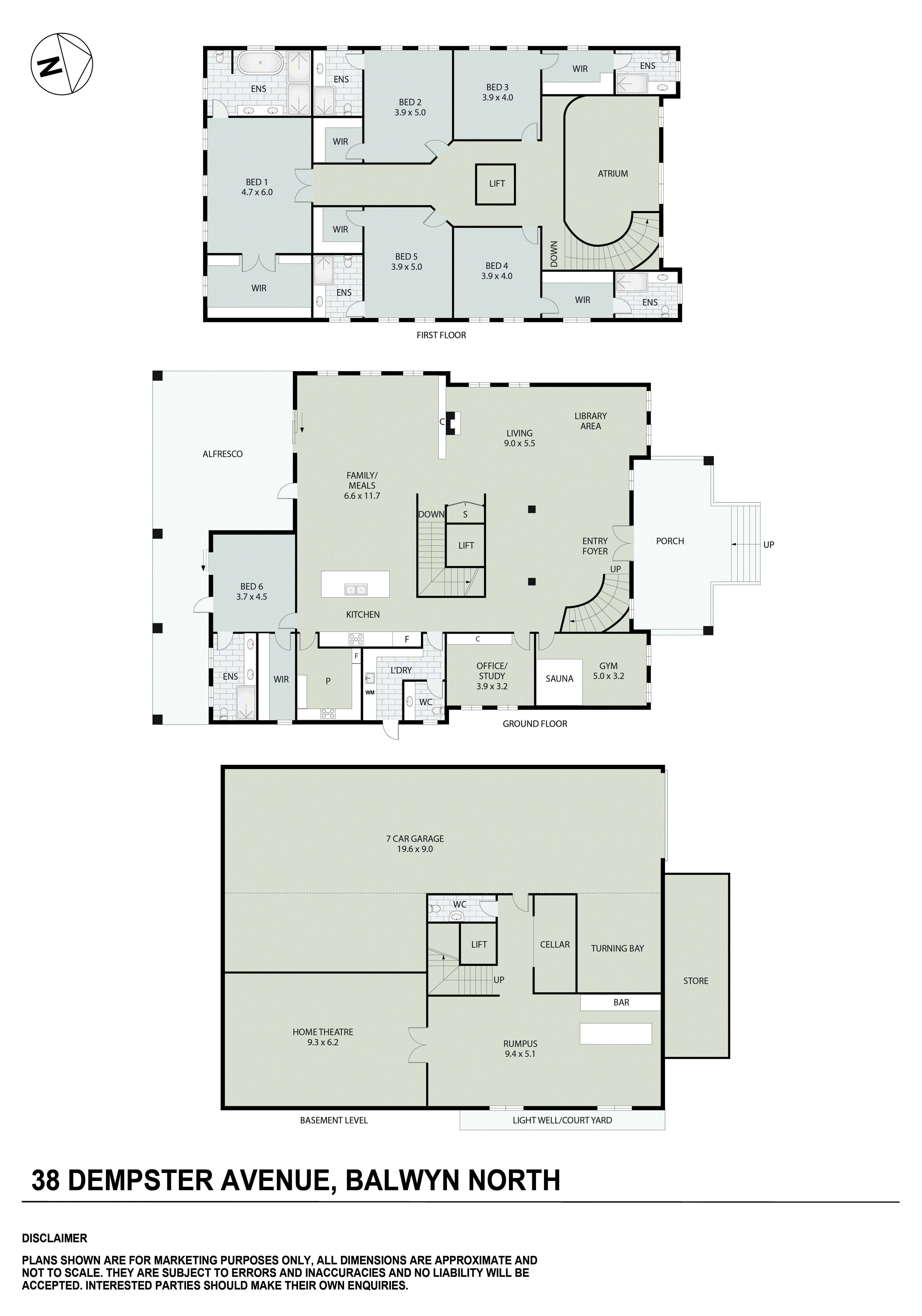 38 Dempster Avenue, Balwyn North VIC 3104 - Floorplan