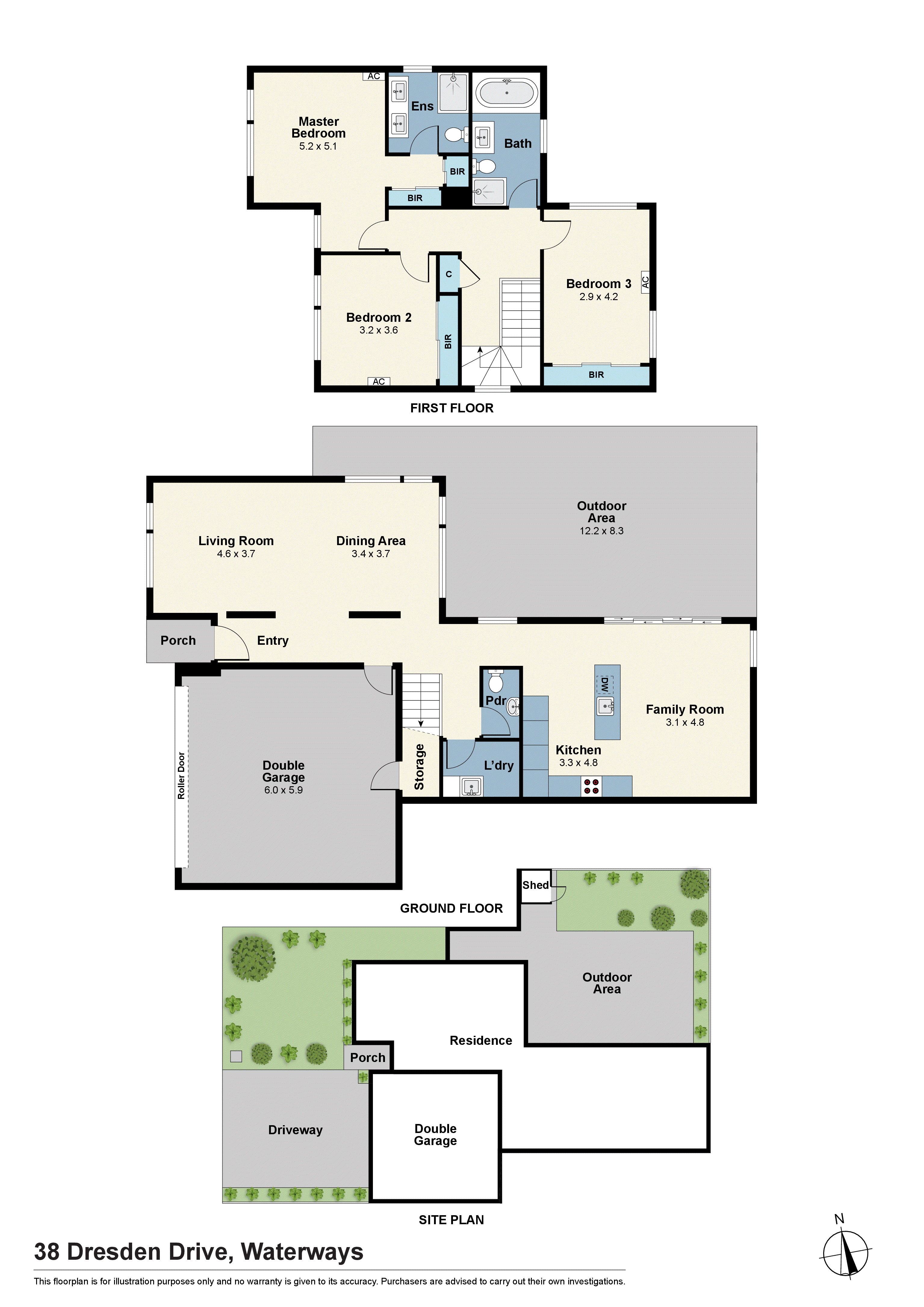 38 Dresden Drive, Waterways VIC 3195 - Floorplan