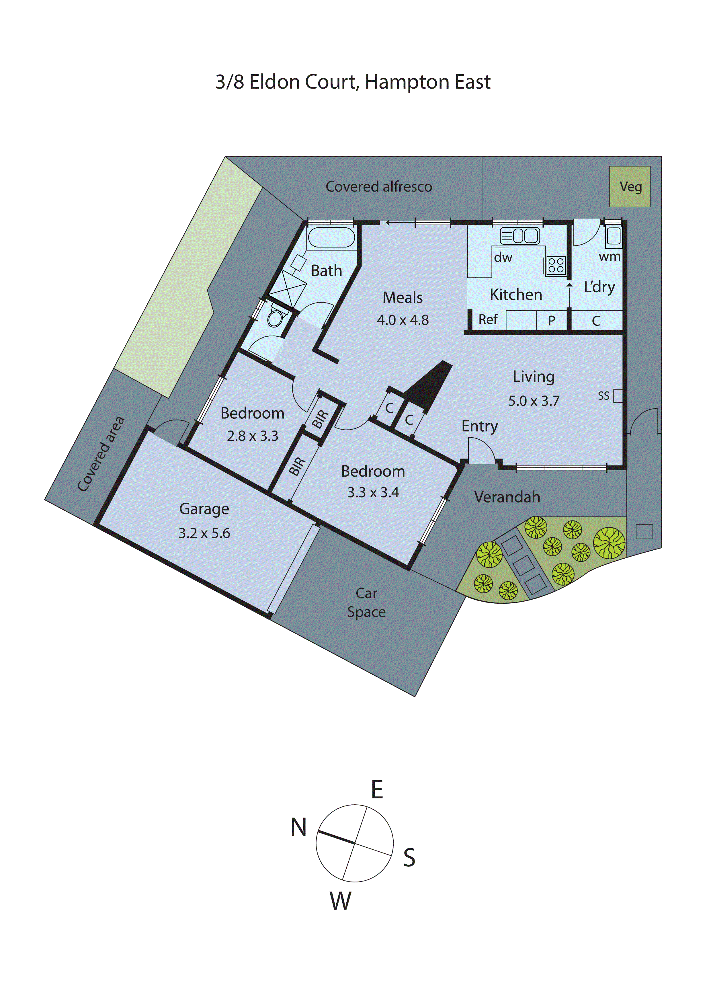 3/8 Eldon Court, Hampton East VIC 3188 - Floorplan