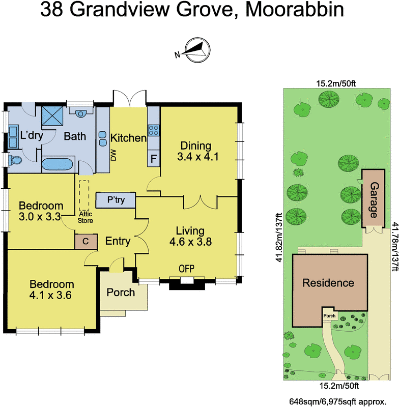 38 Grandview Grove, Moorabbin VIC 3189 - Floorplan