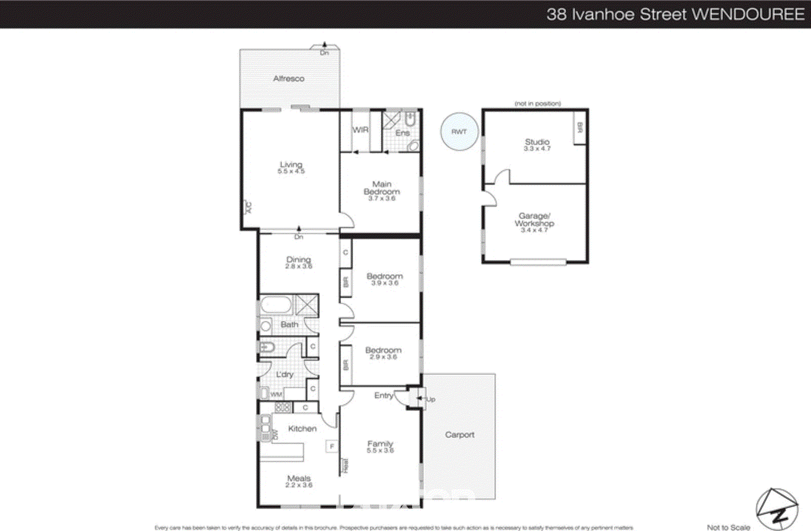 38 Ivanhoe Street, Wendouree VIC 3355 - Floorplan