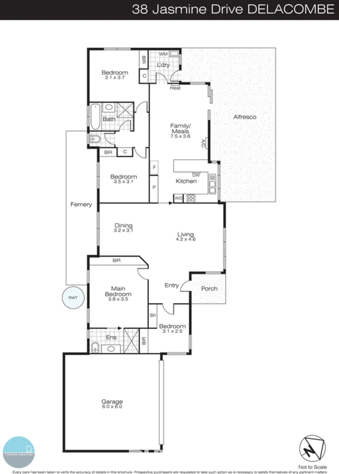 38 Jasmine Drive, Delacombe VIC 3356 - Floorplan