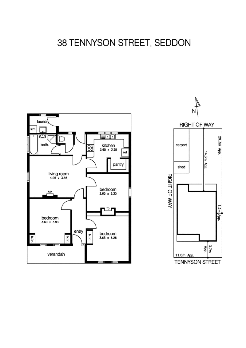 38 Tennyson Street, SEDDON VIC 3011 - Floorplan