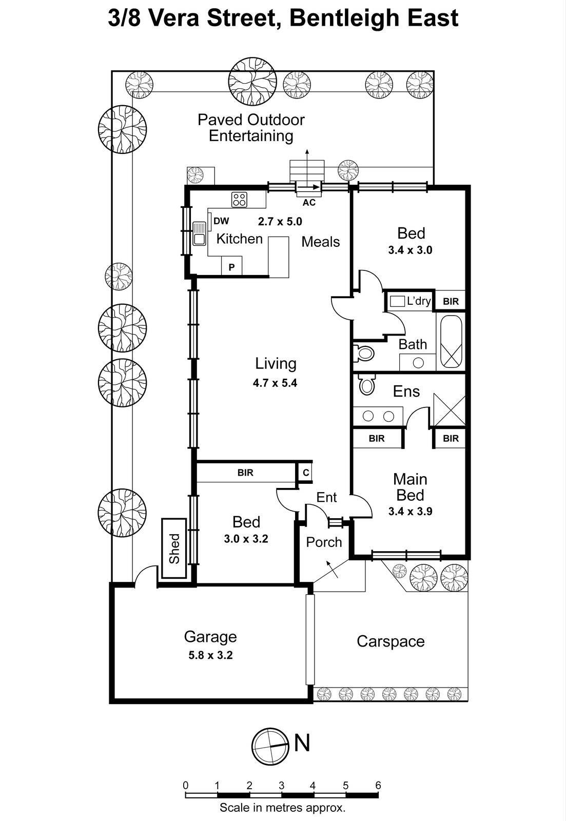 3/8 Vera Street, Bentleigh East VIC 3165 - Floorplan
