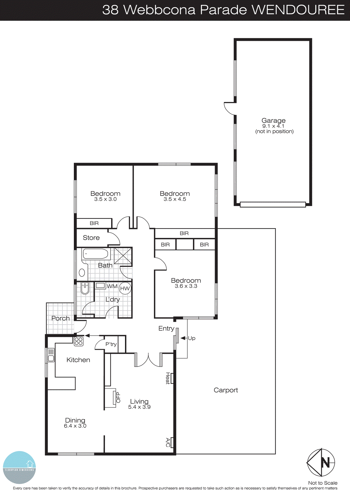 38 Webbcona Parade, Wendouree VIC 3355 - Floorplan