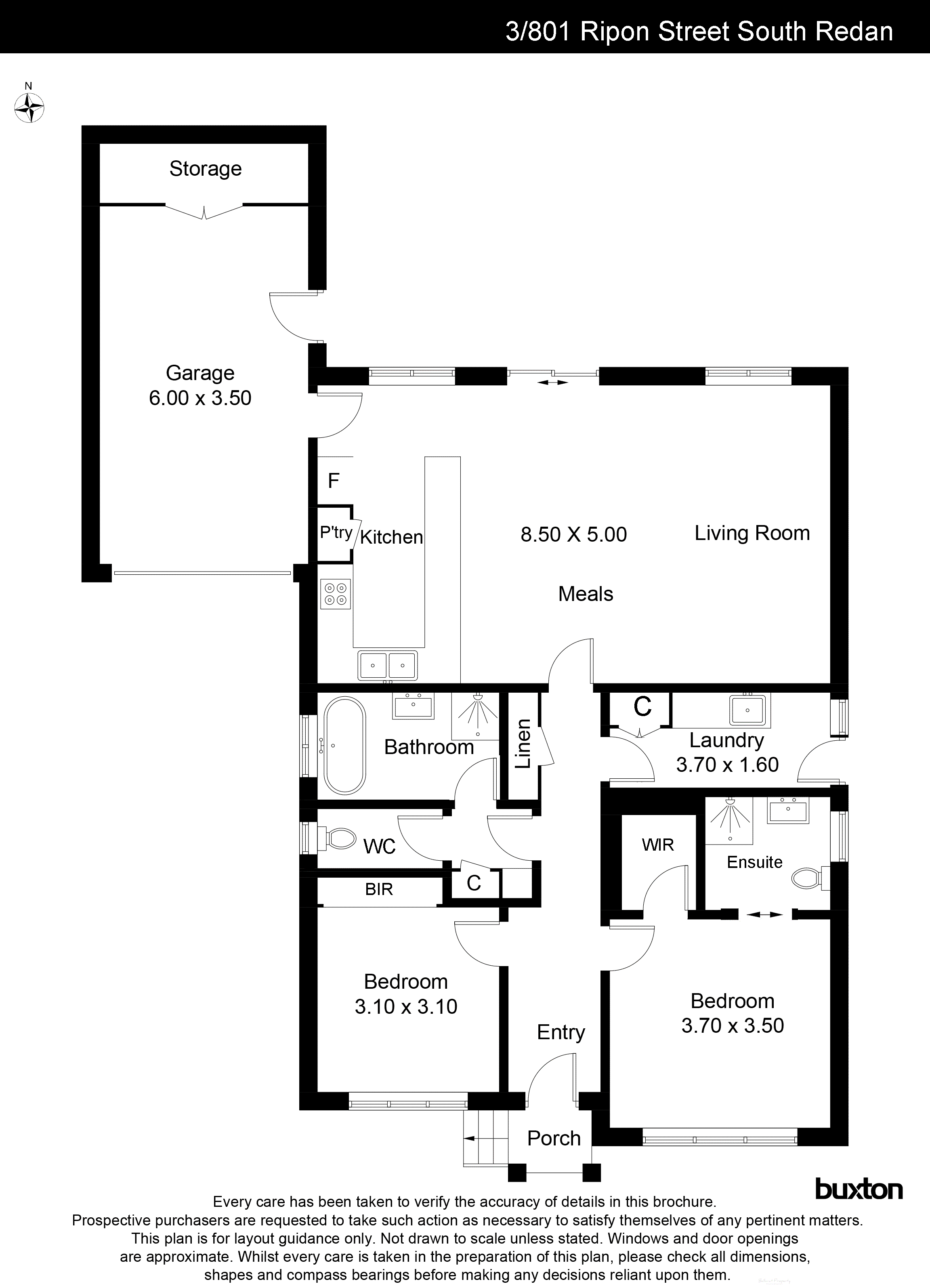 3/801 Ripon Street South, Redan VIC 3350 - Floorplan