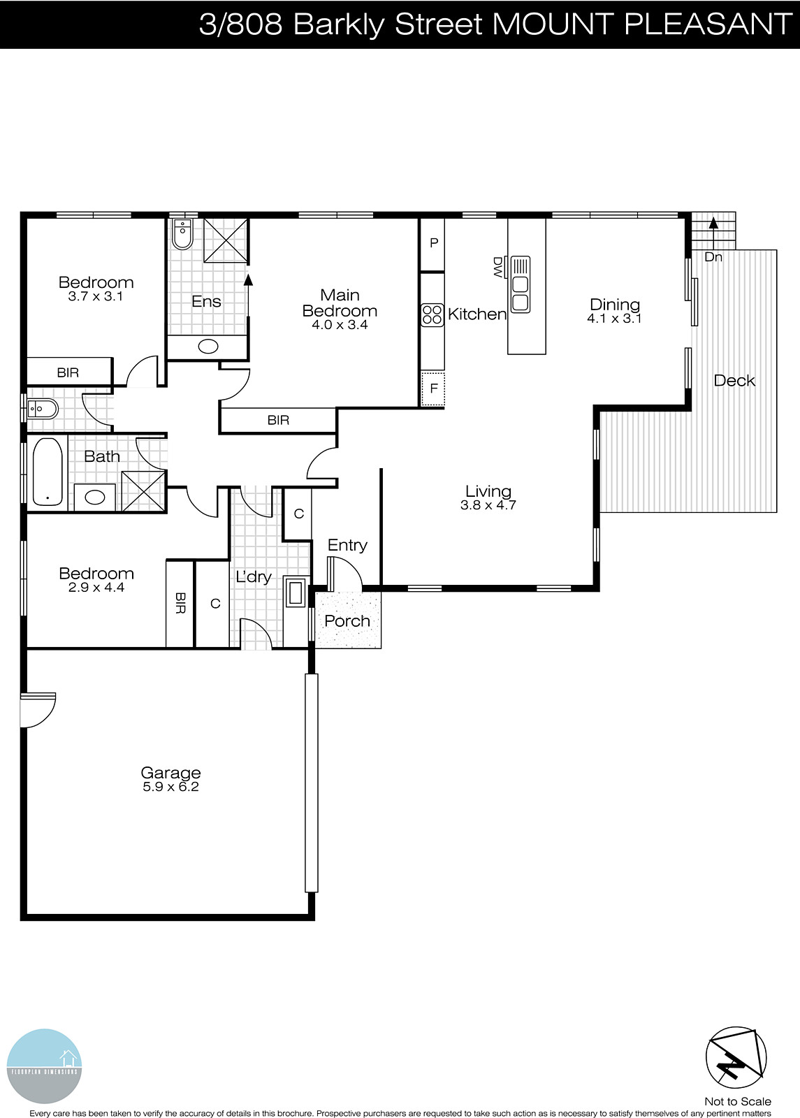 3/808 Barkly Street, Mount Pleasant VIC 3350 - Floorplan