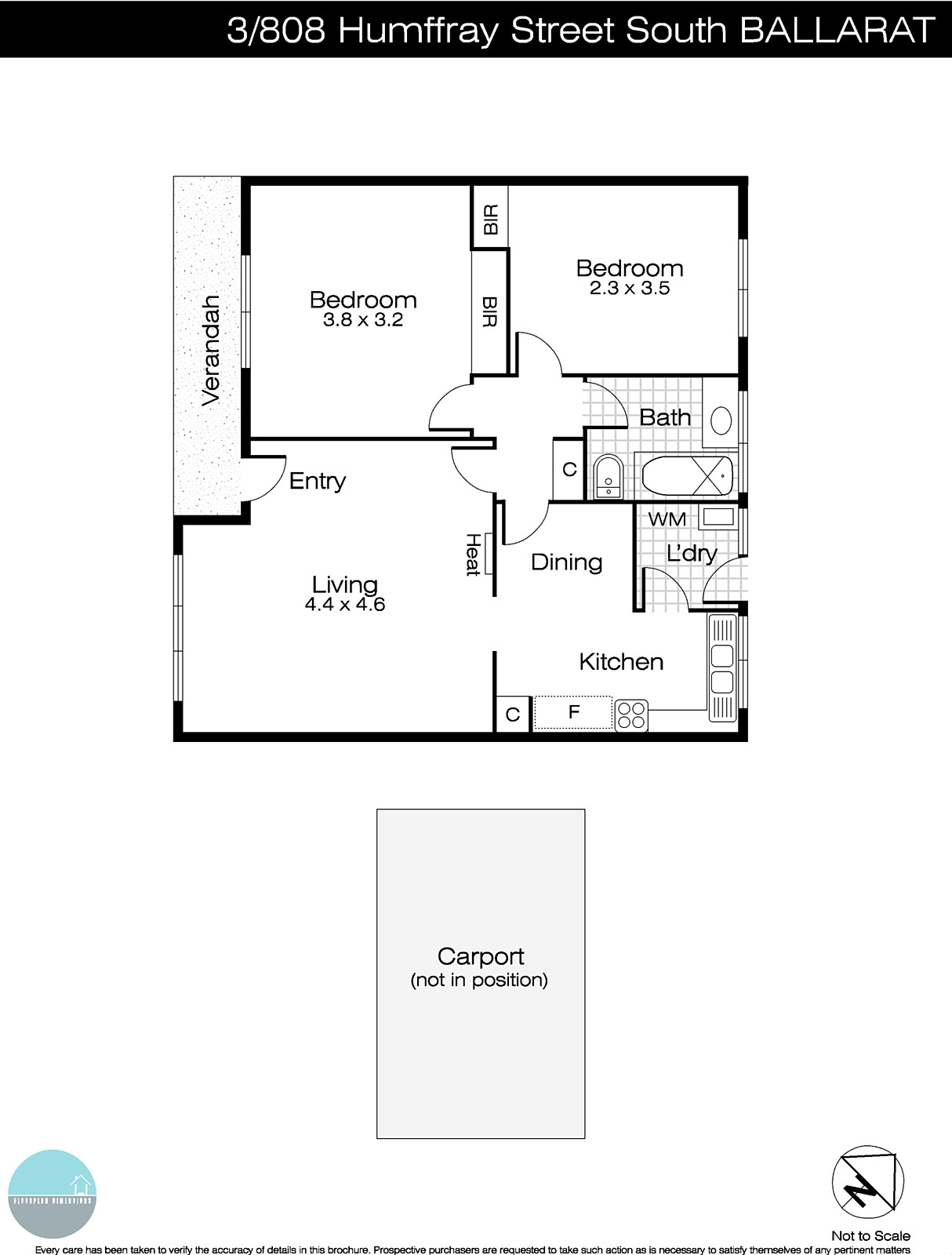 3/808 Humffray Street South, Mount Pleasant VIC 3350 - Floorplan