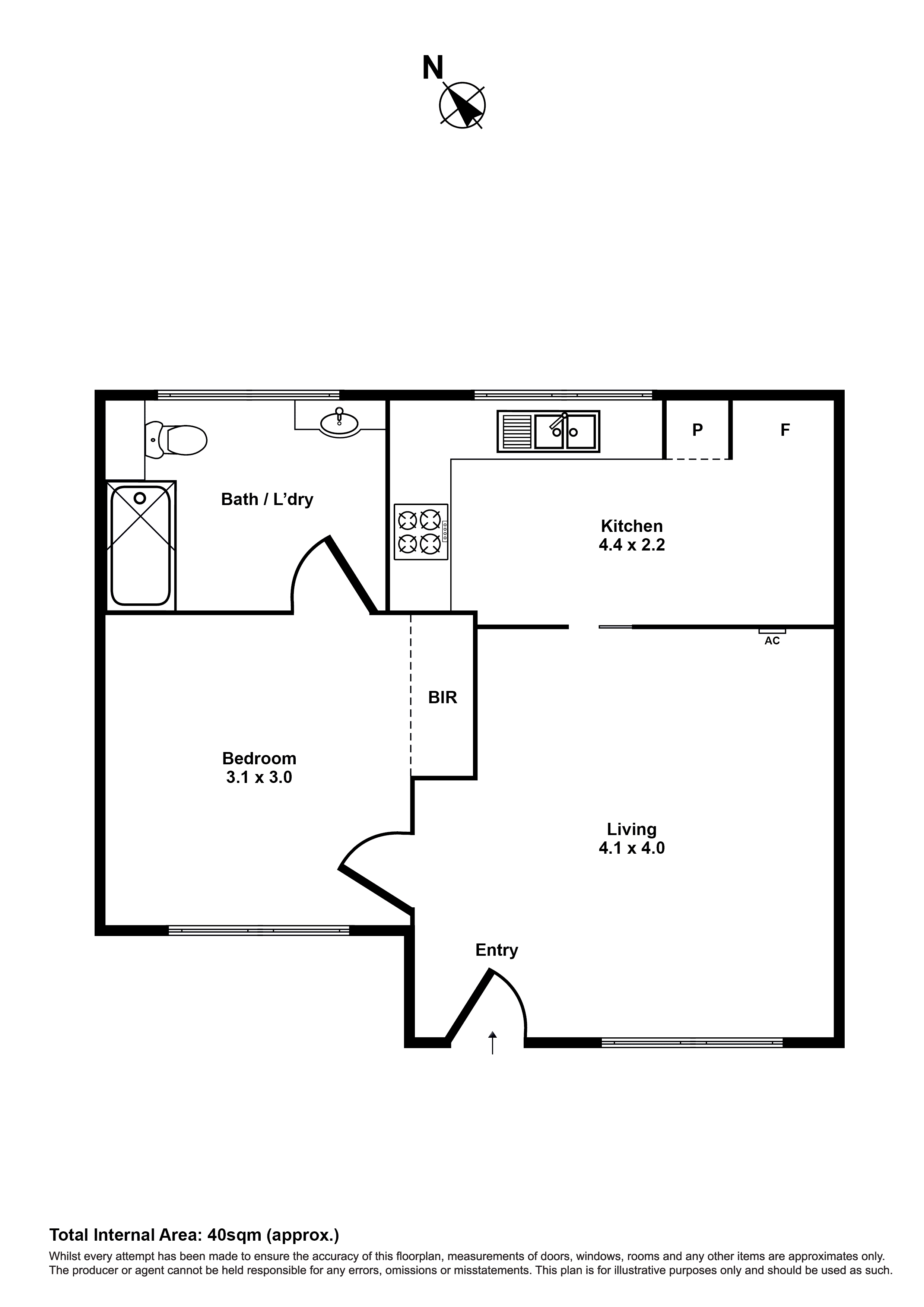 3/81 Bellairs Avenue, Yarraville VIC 3013 - Floorplan