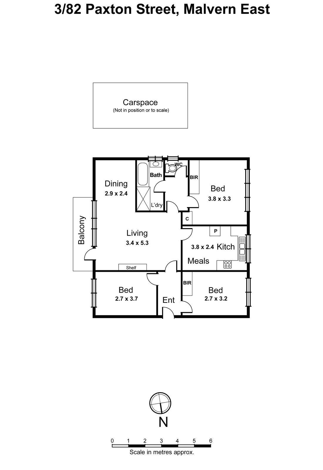 3/82 Paxton Street, Malvern East VIC 3145 - Floorplan